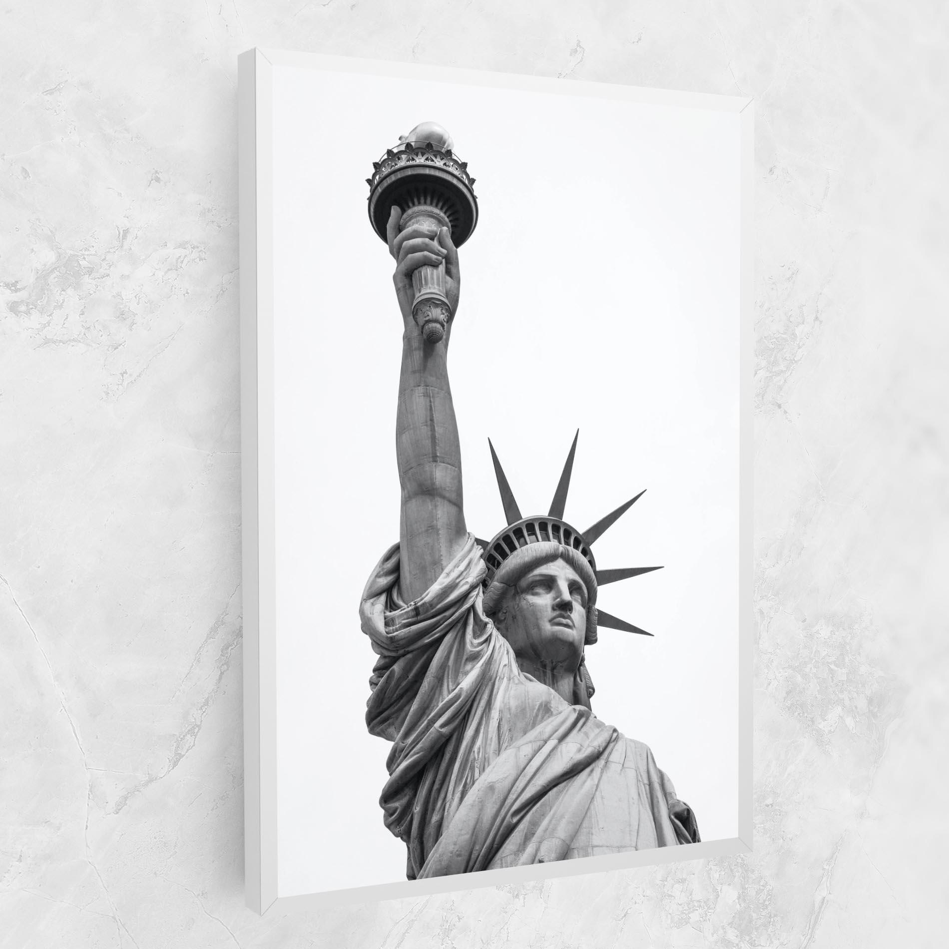 Leinwandbild Liberty Statue mockup 1