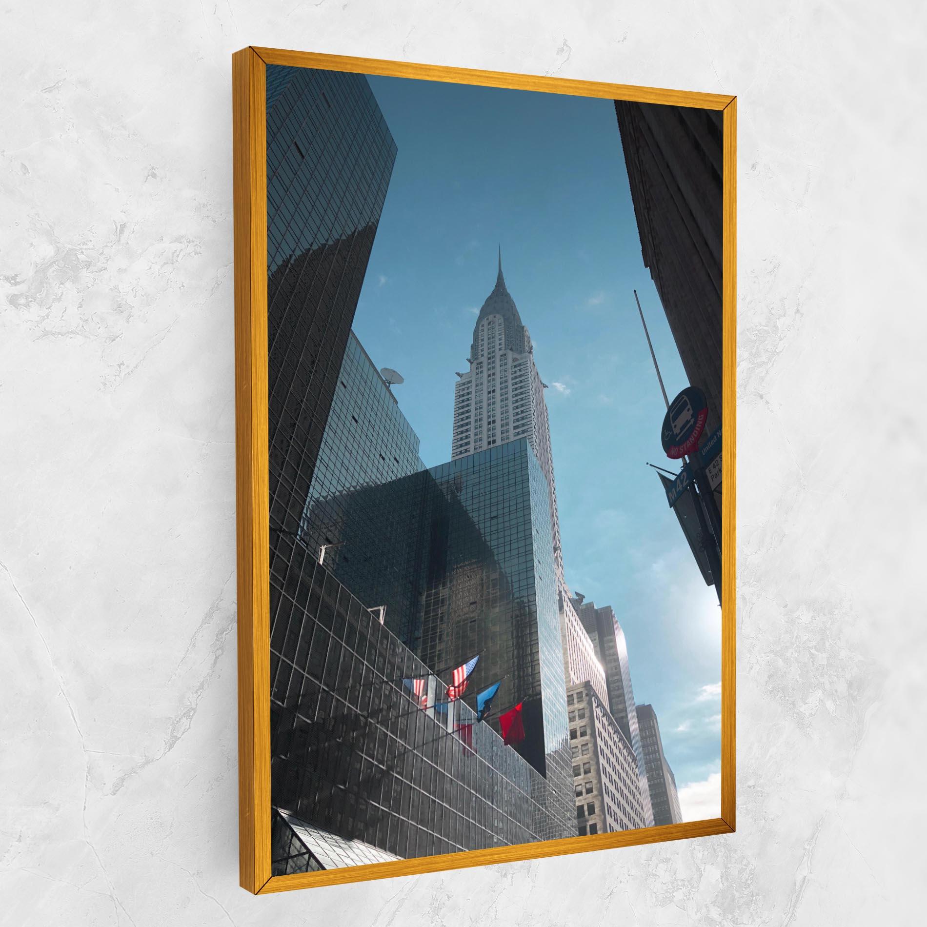 Leinwandbild Big Glass Tower mockup 1