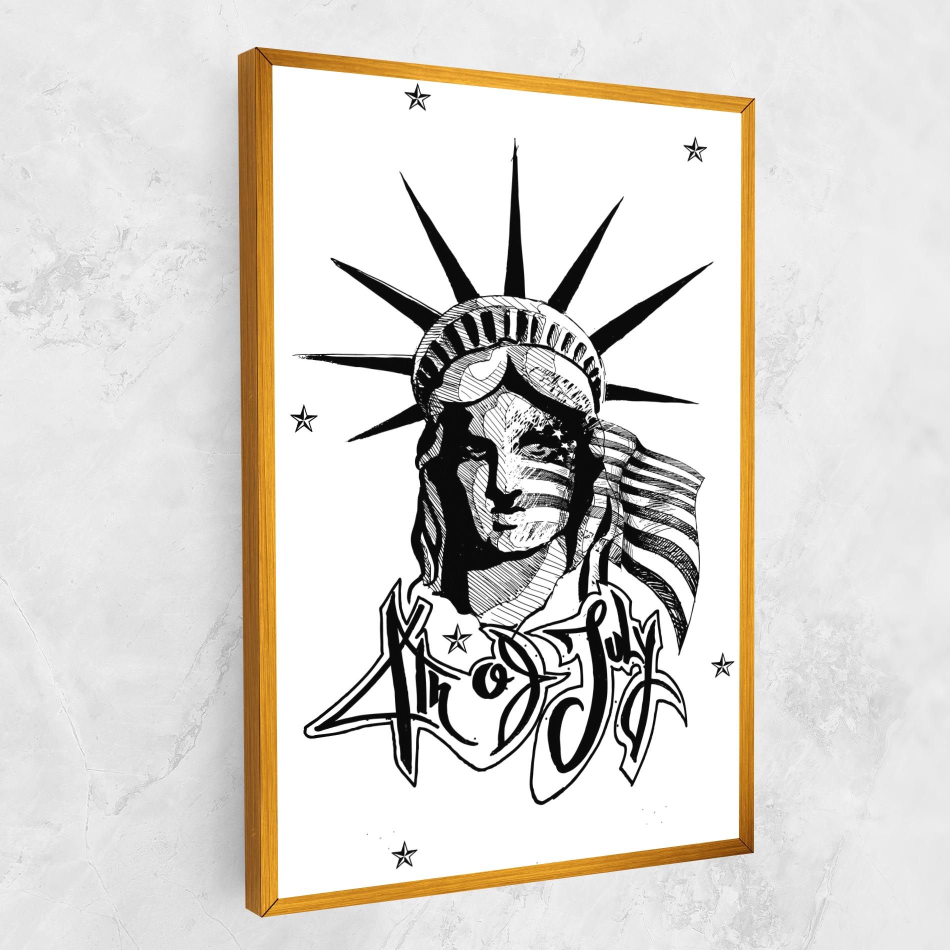 Head Of Liberty Statue mockup 1