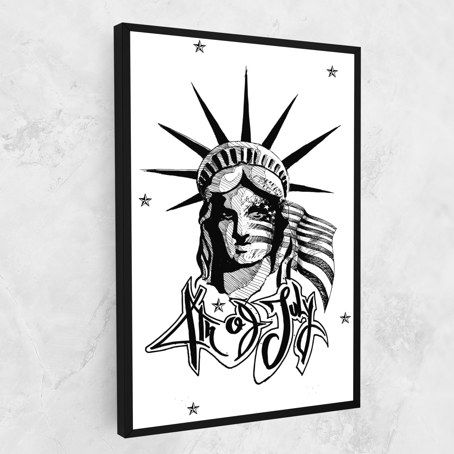 Head Of Liberty Statue mockup 1