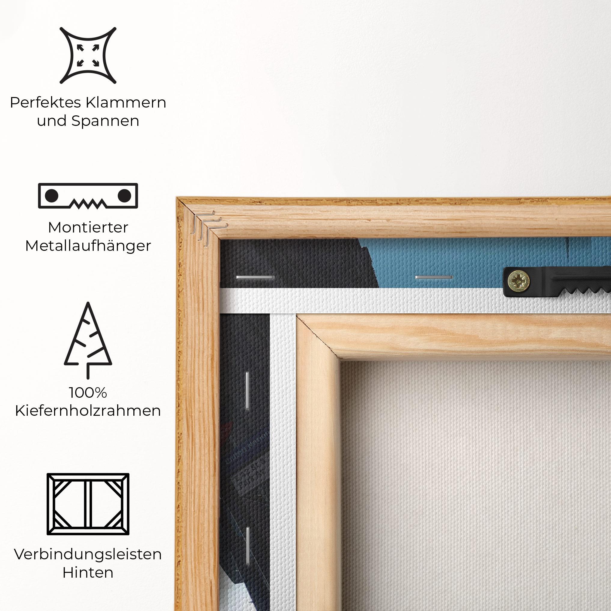 Leinwandbild Big Glass Tower mockup 5