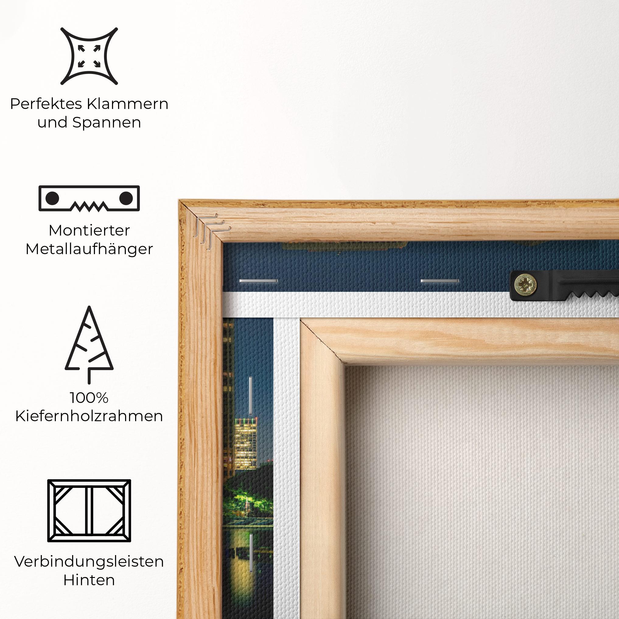 Leinwandbild Los Angeles Night mockup 5