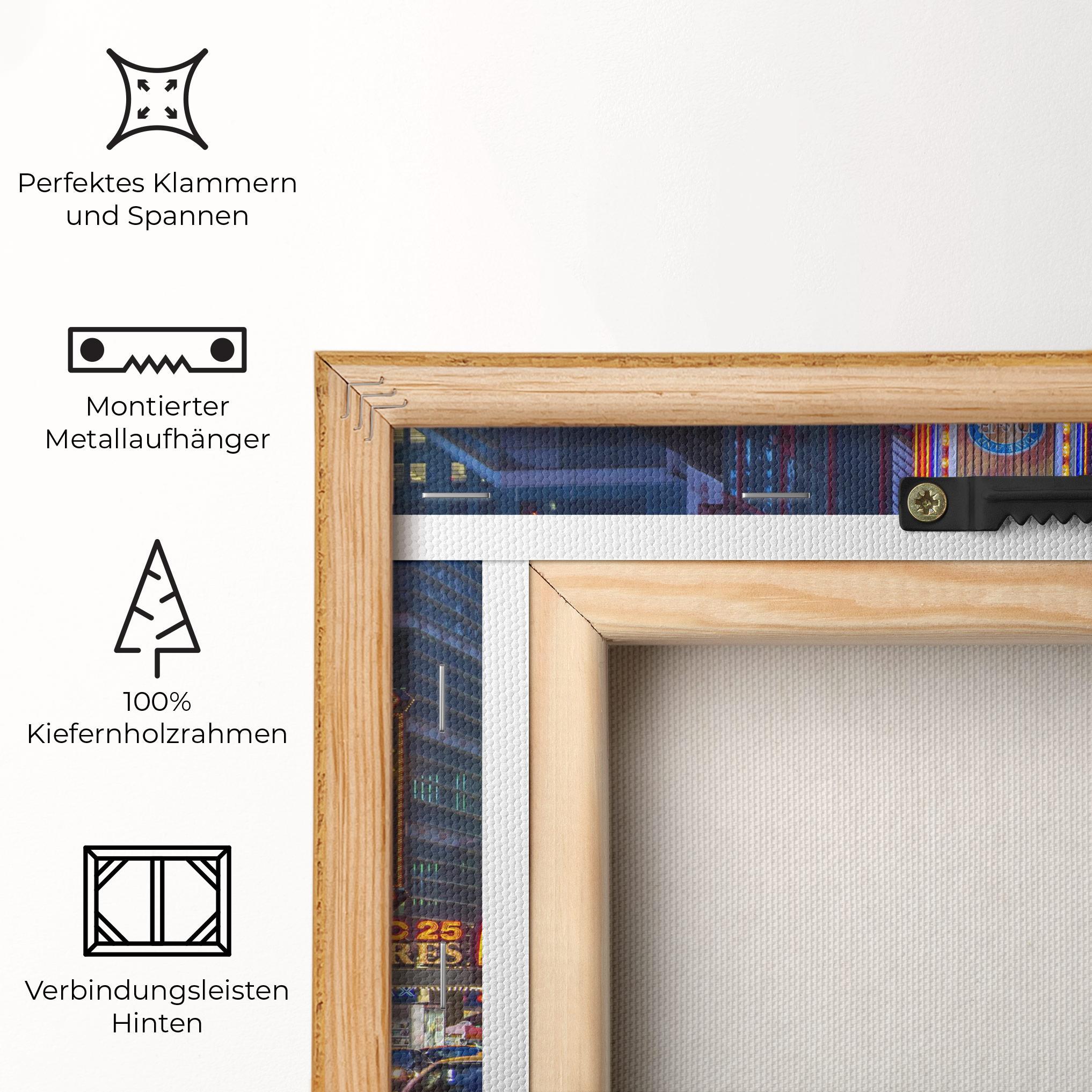Leinwandbild New York Lights mockup 5