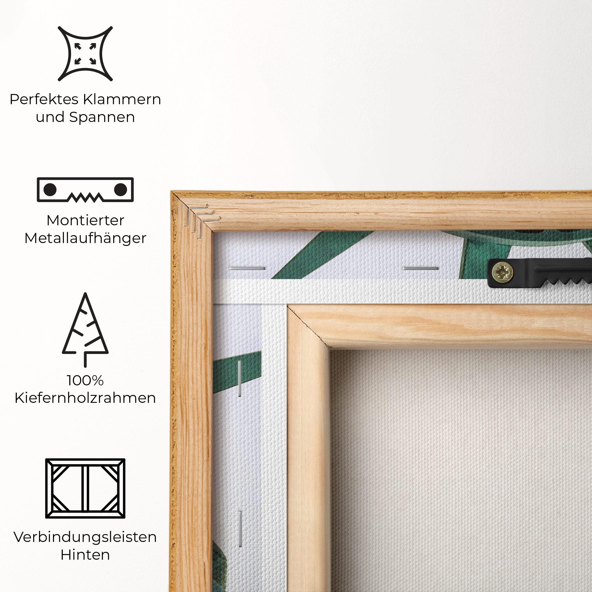 Leinwandbild Statue Of Liberty Head mockup 5