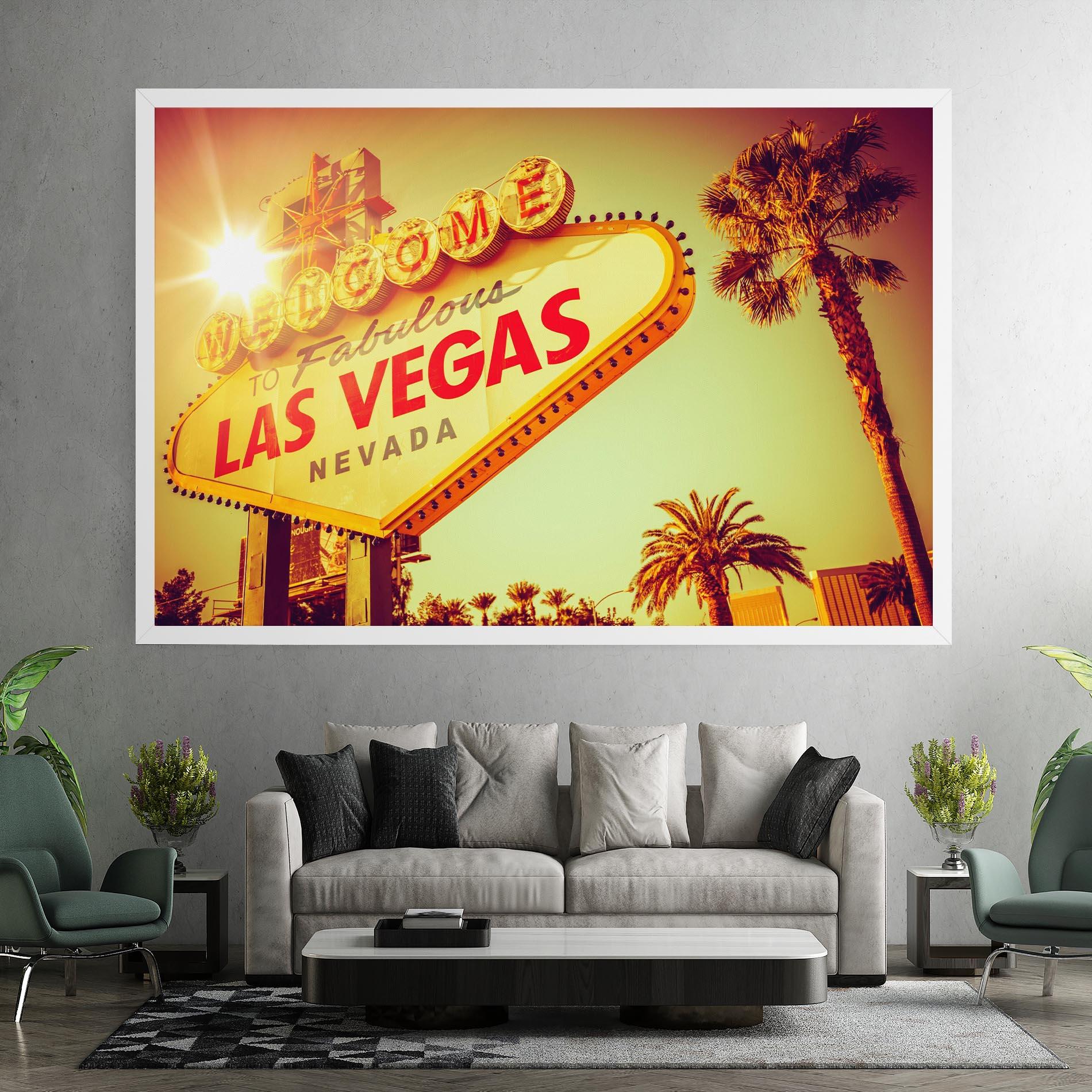 Leinwandbild Las Vegas Nevada mockup 7