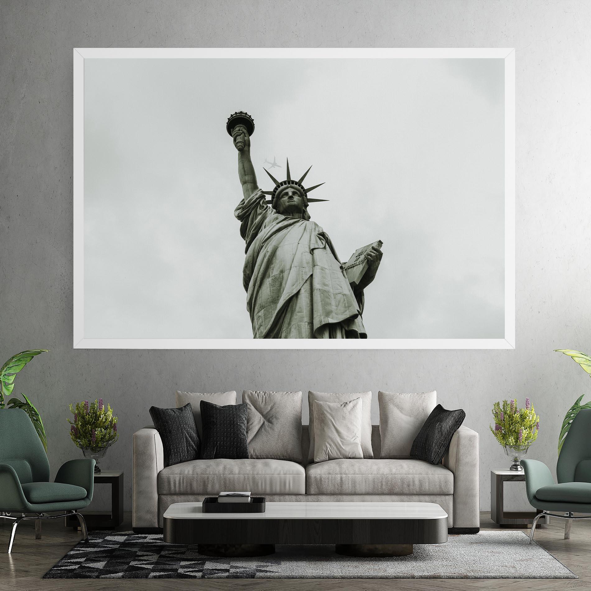 Leinwandbild Liberty Statue Day mockup 7