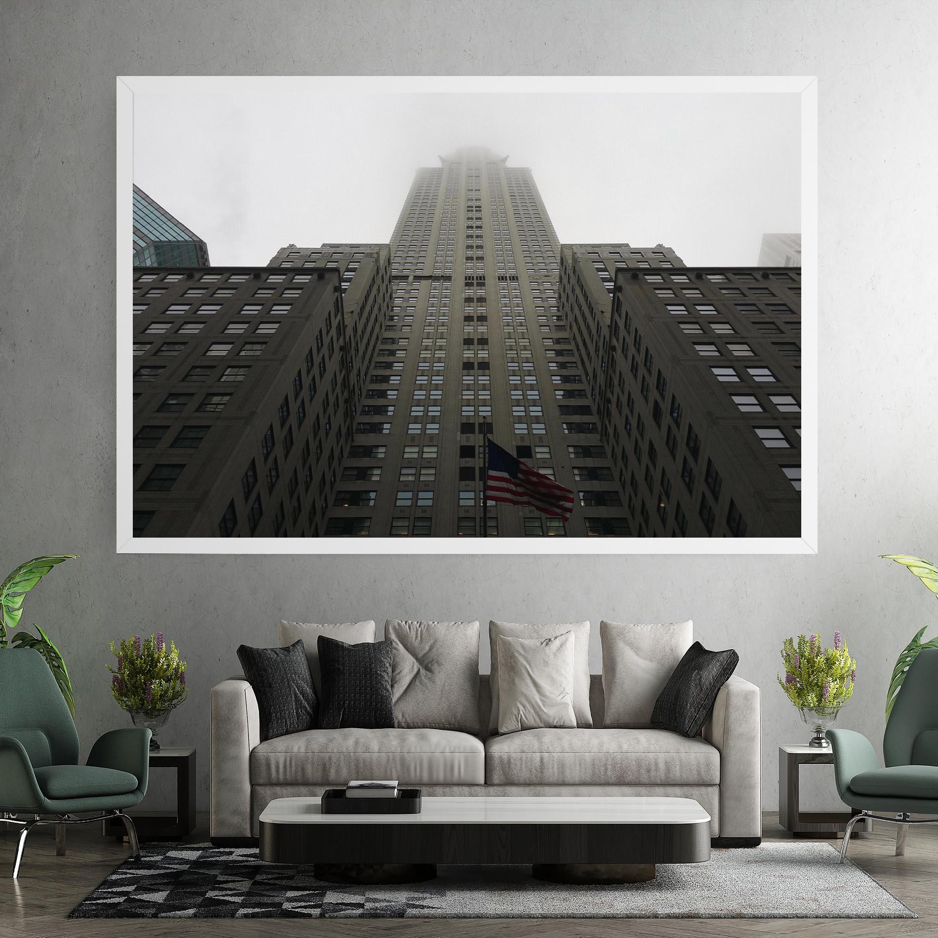 Leinwandbild New York City Skyscraper mockup 7