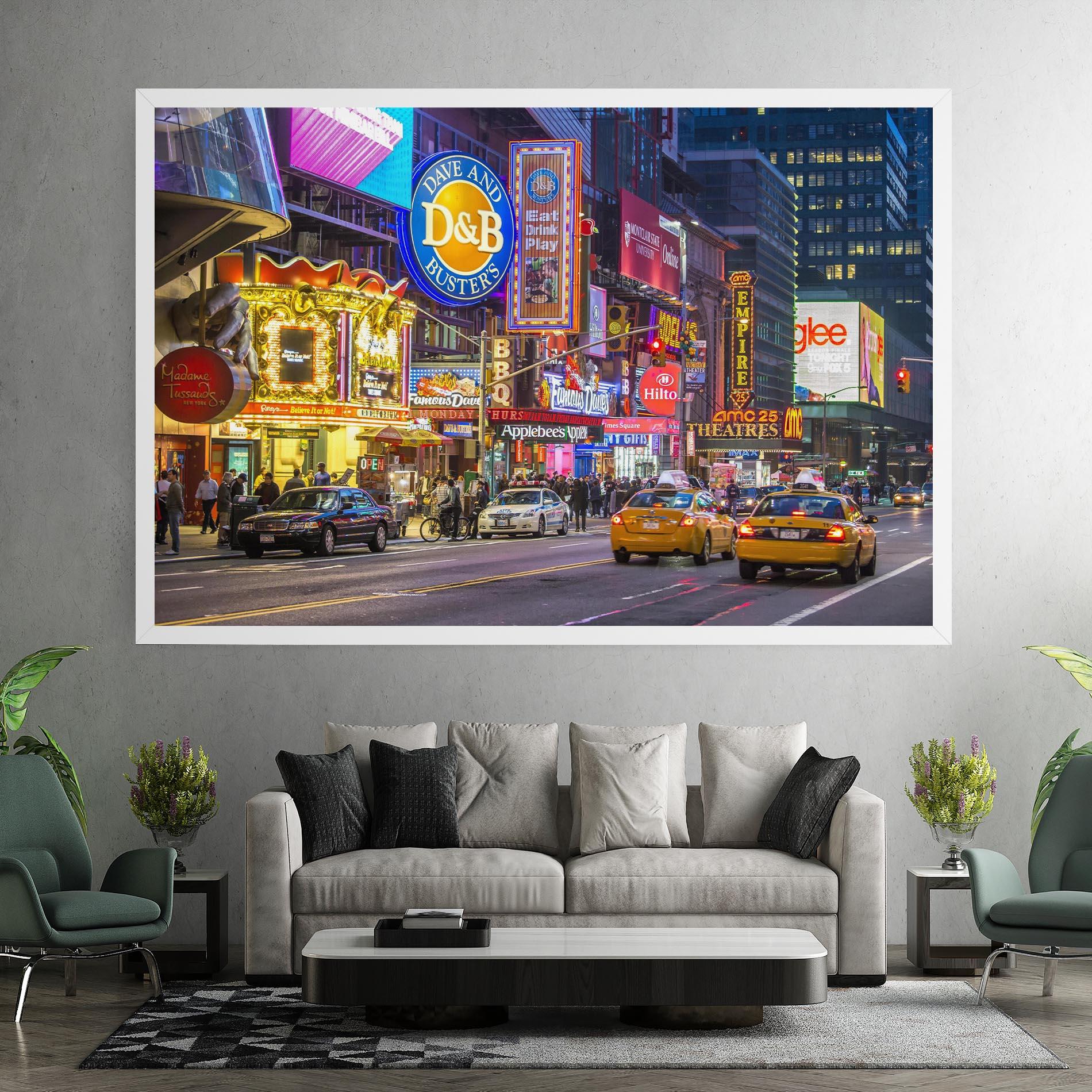 Leinwandbild New York Lights mockup 7