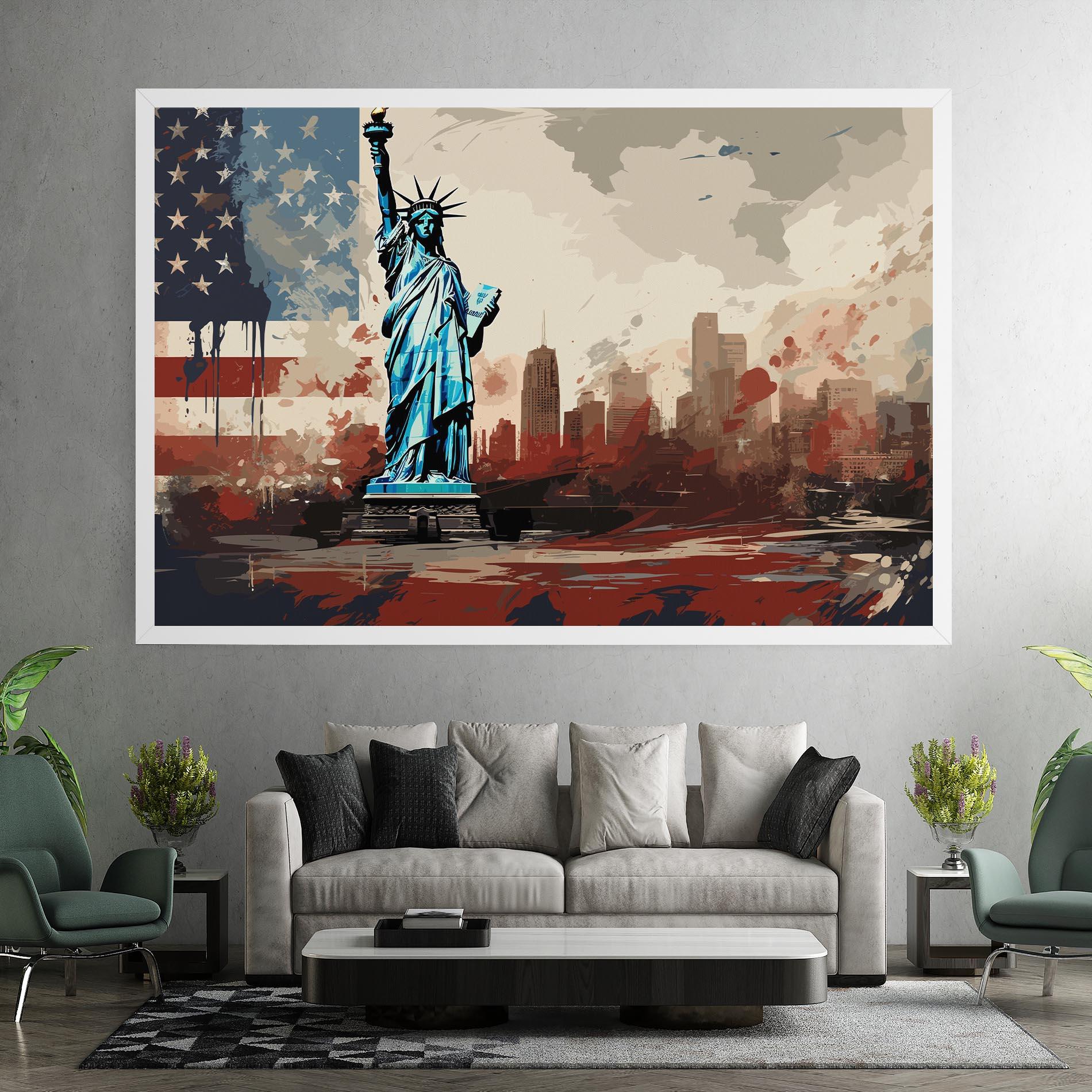 Leinwandbild Patriotism Cultural Art mockup 7