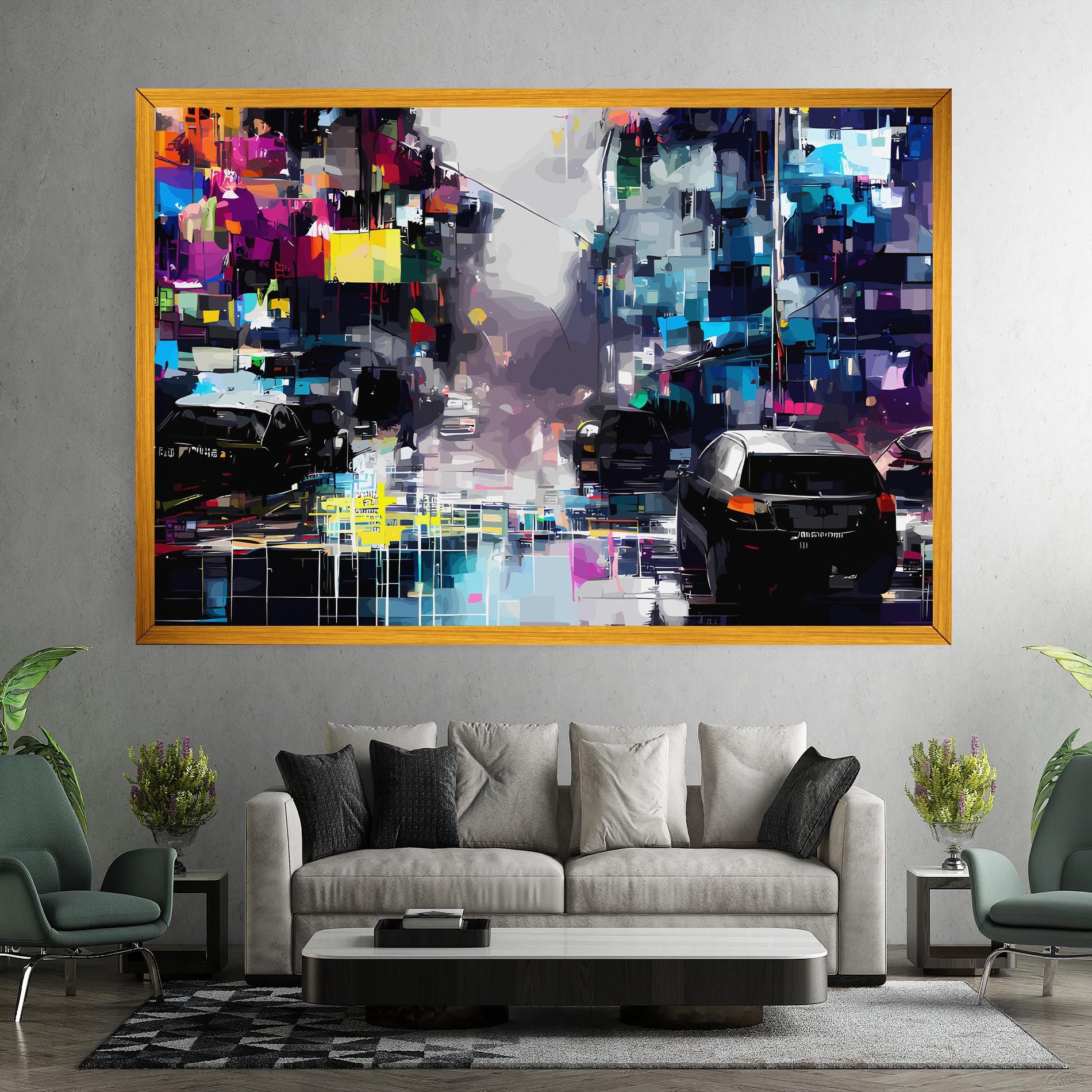 Grunge City Street mockup 7