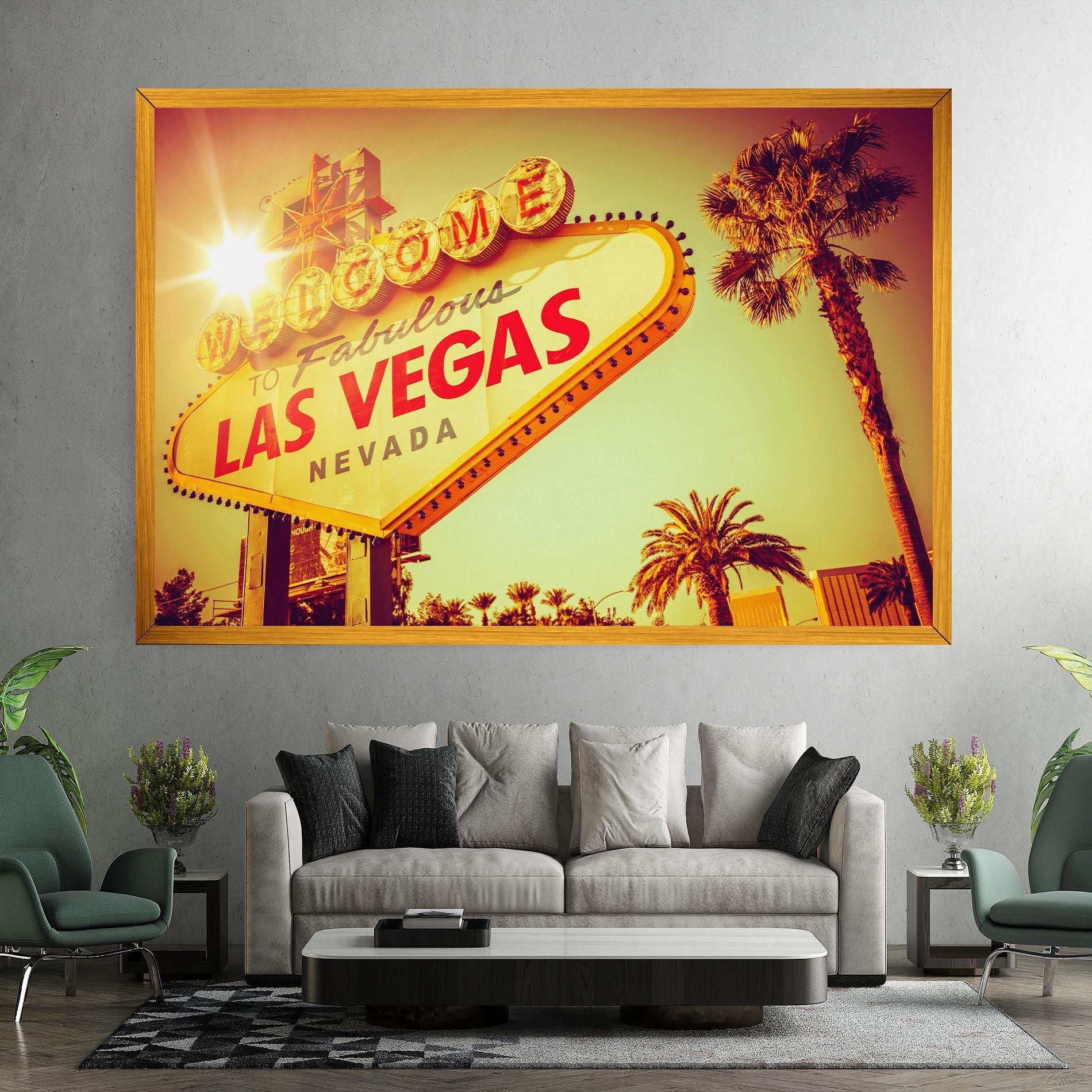 Leinwandbild Las Vegas Nevada mockup 7