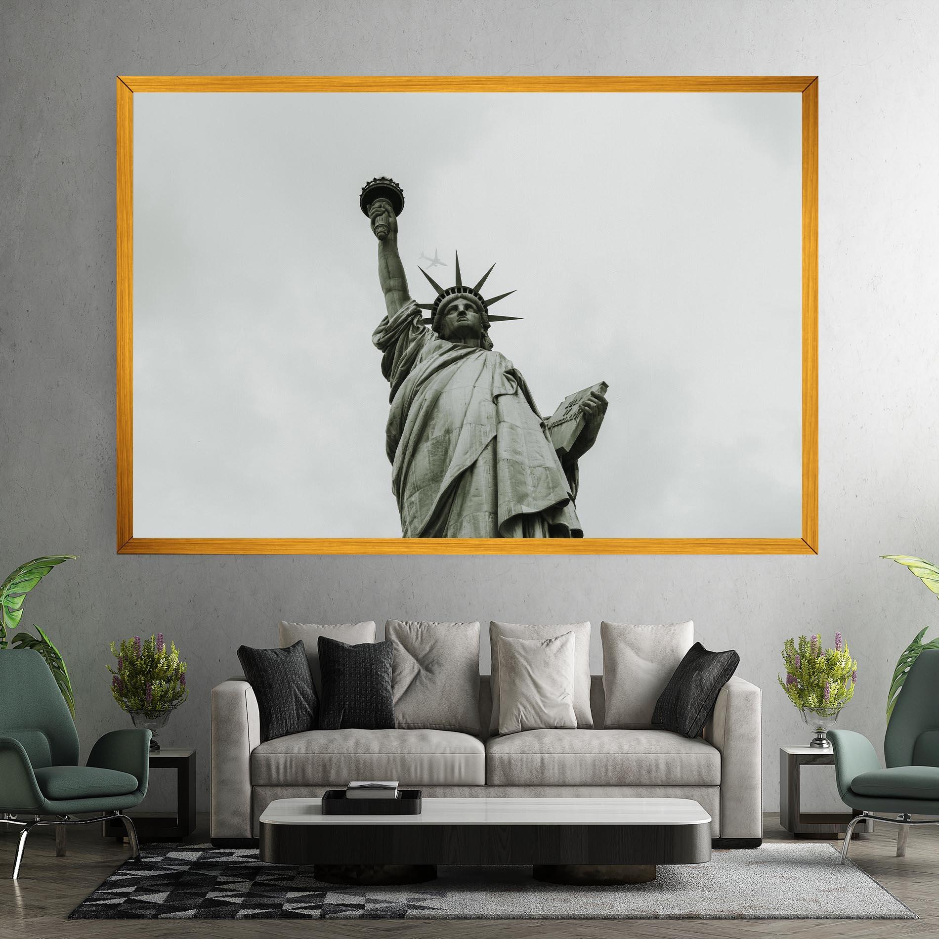 Leinwandbild Liberty Statue Day mockup 7