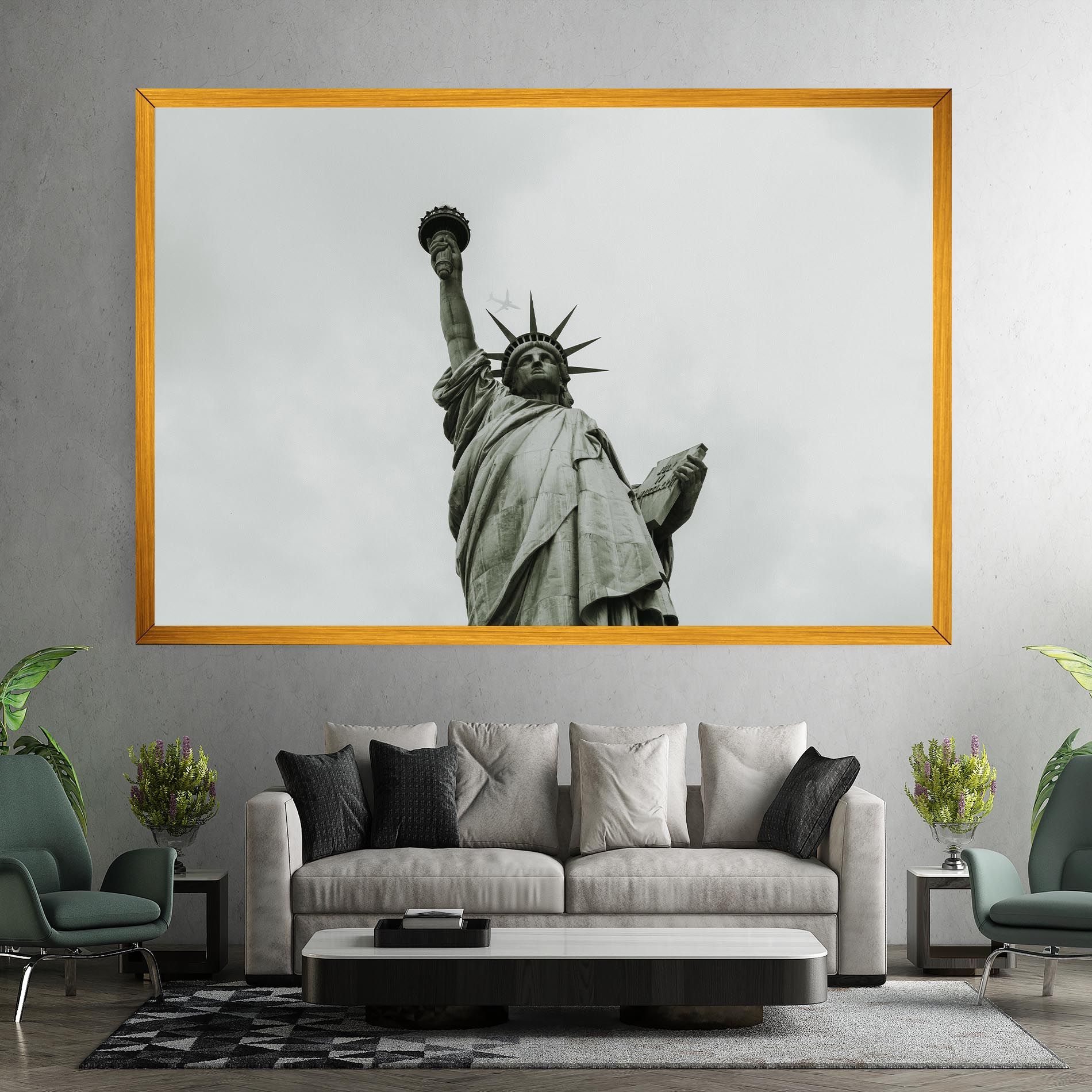 Liberty Statue Day mockup 7