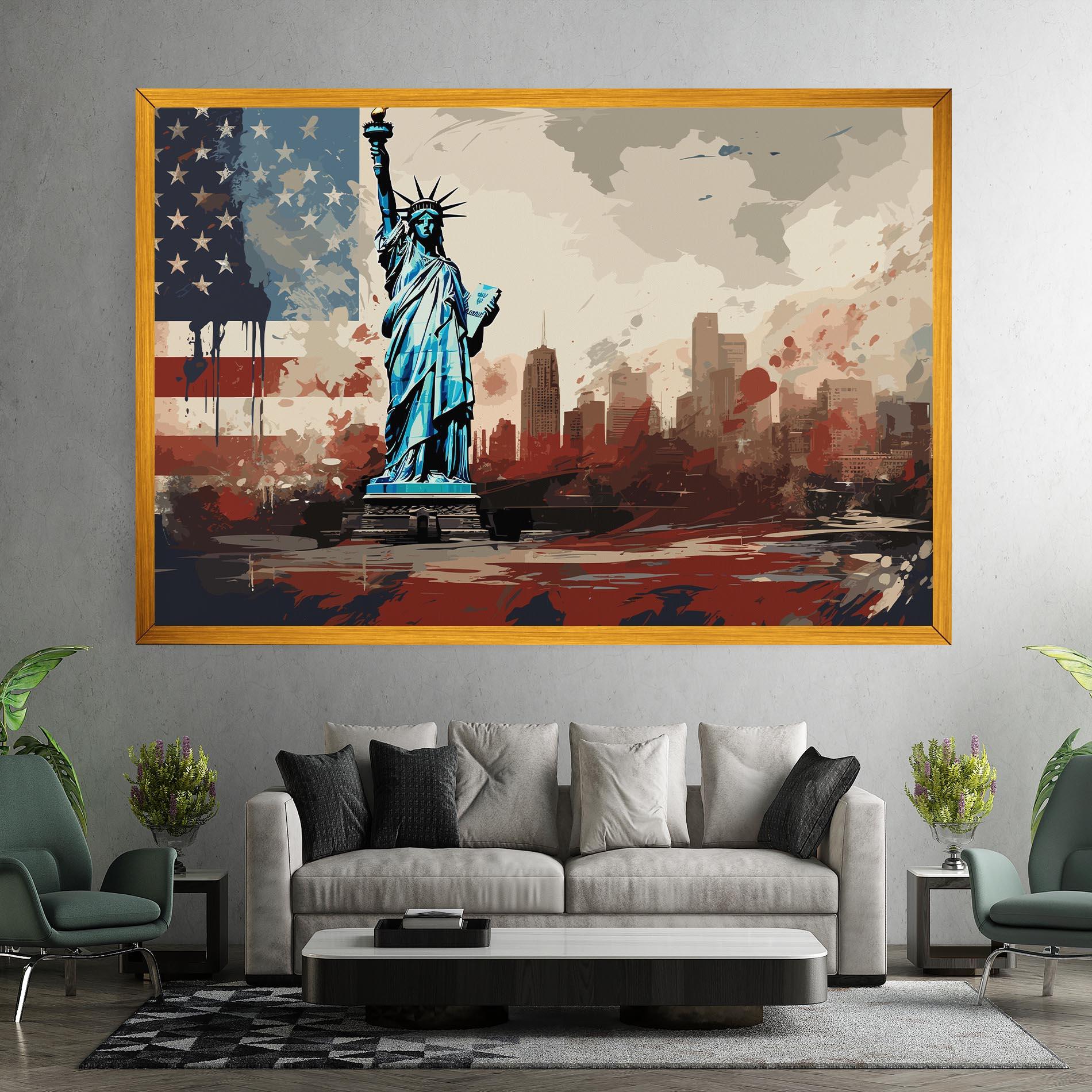 Leinwandbild Patriotism Cultural Art mockup 7