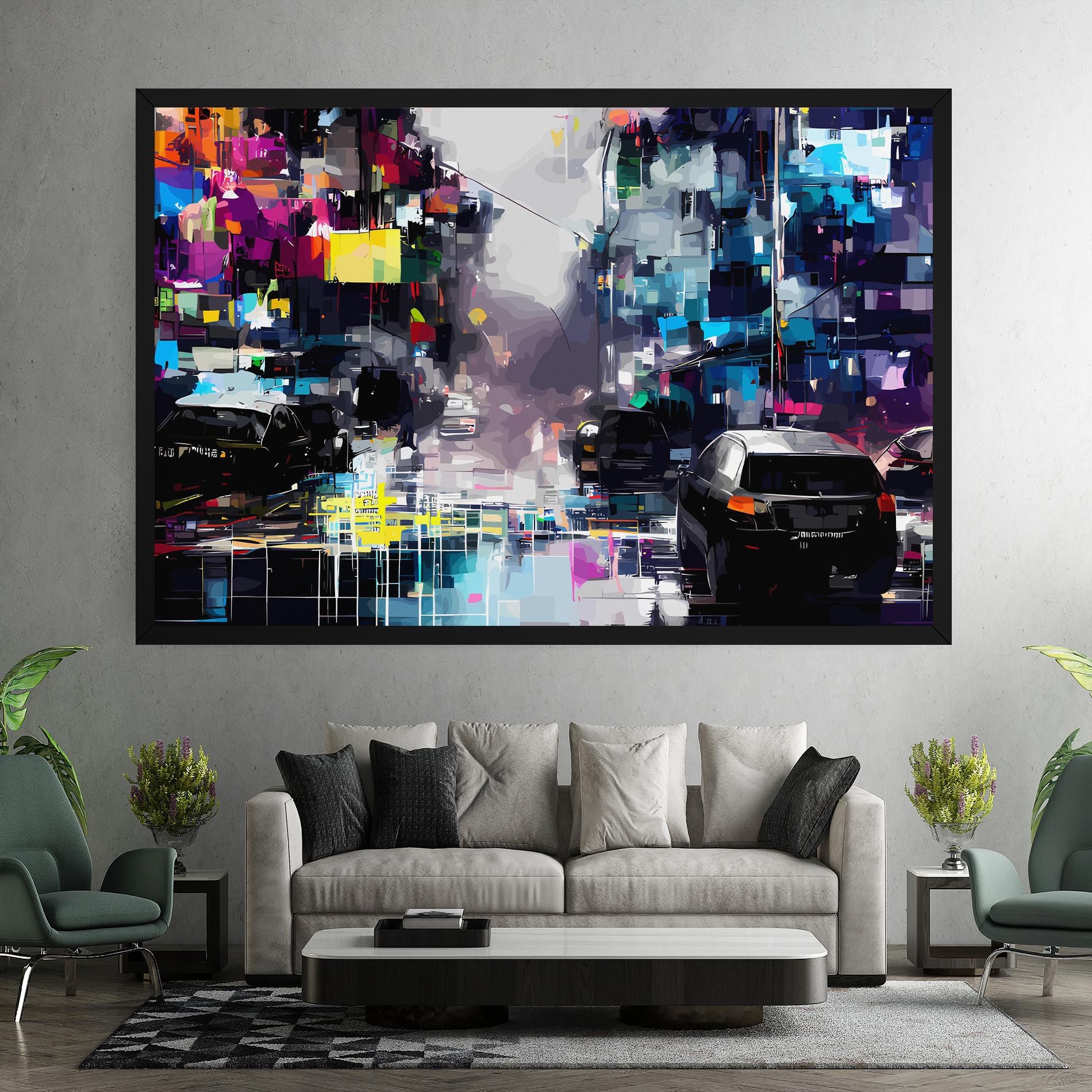 Grunge City Street mockup 7