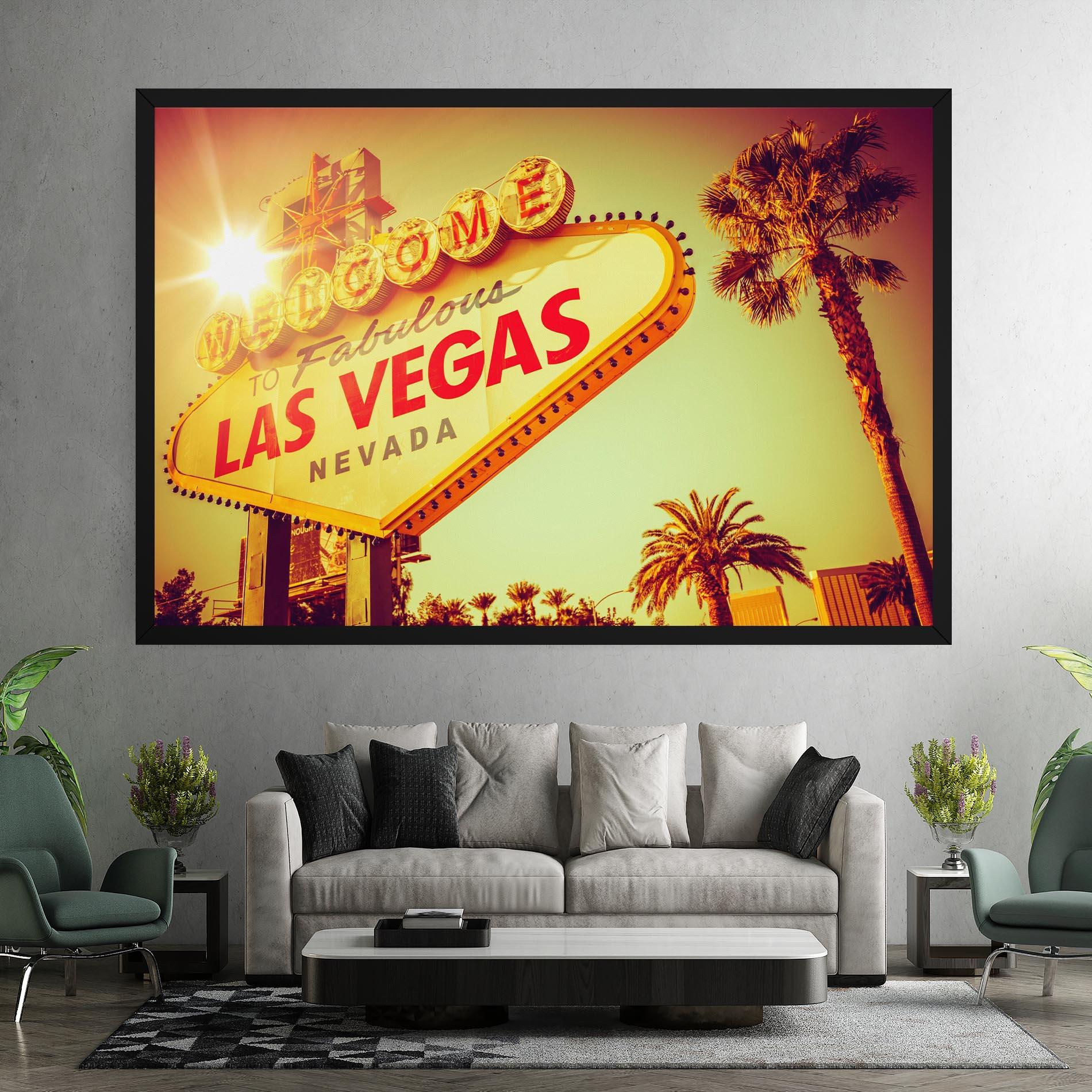Leinwandbild Las Vegas Nevada mockup 7