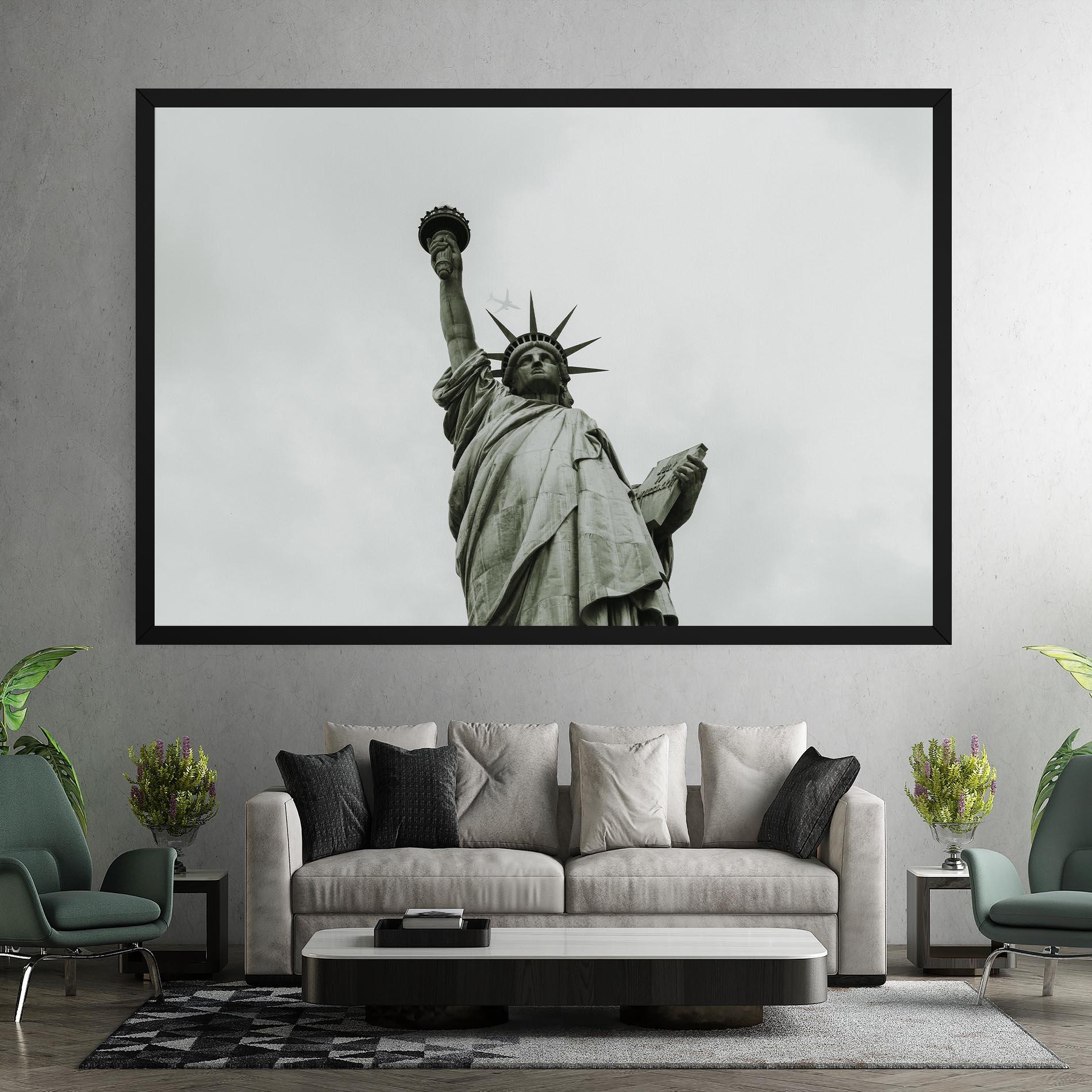 Leinwandbild Liberty Statue Day mockup 7