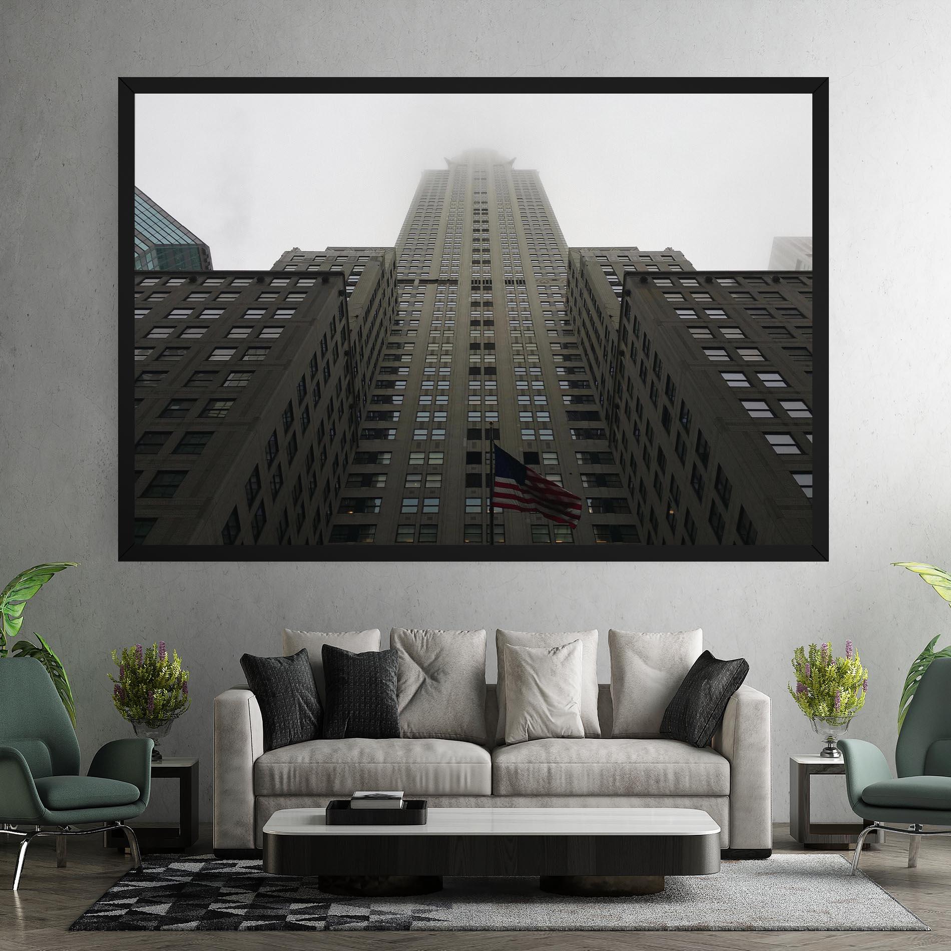 Leinwandbild New York City Skyscraper mockup 7