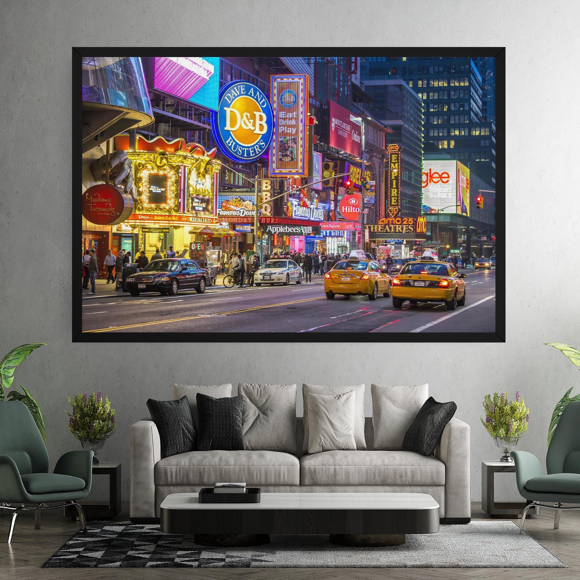 Leinwandbild New York Lights mockup 7