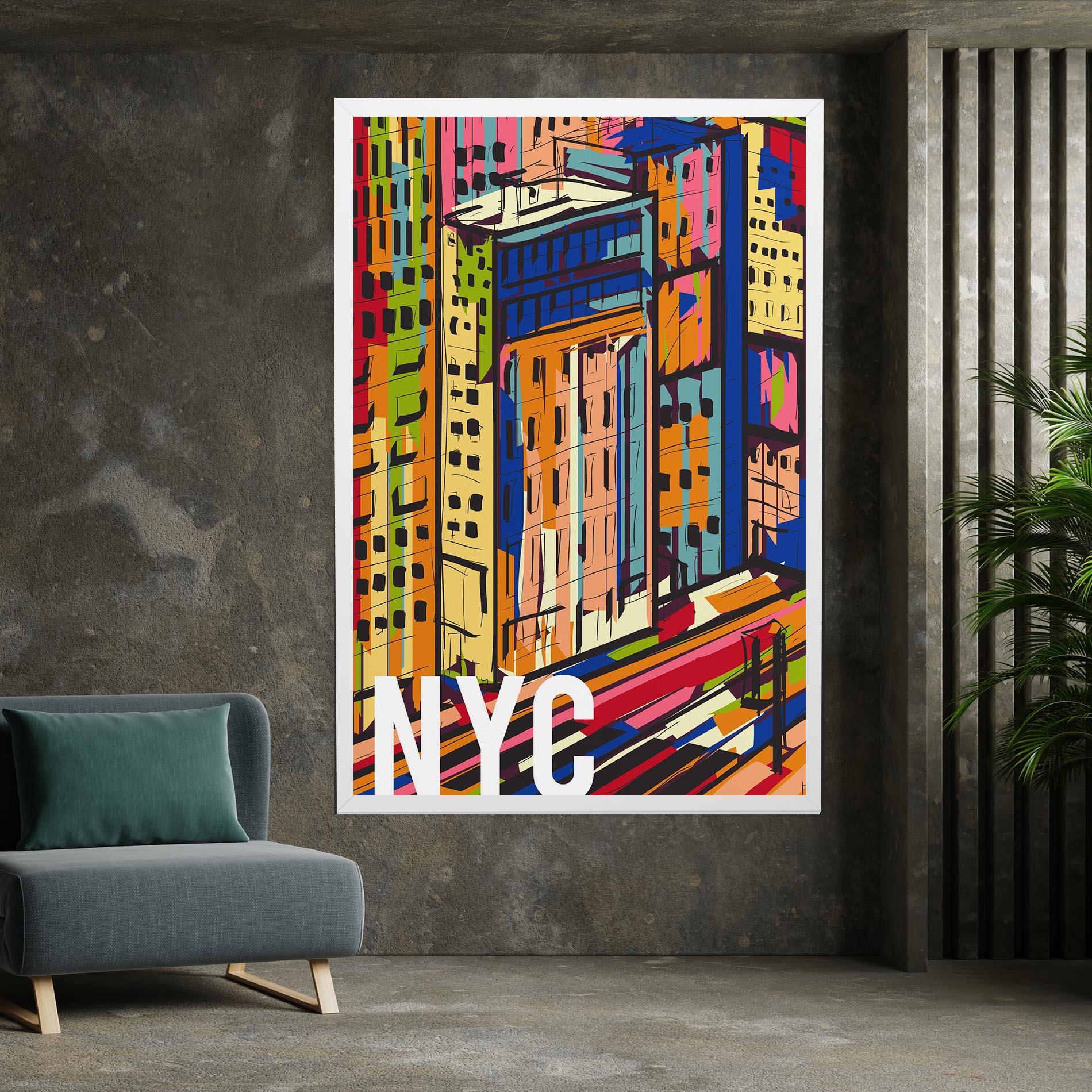 Leinwandbild New York City Art mockup 7