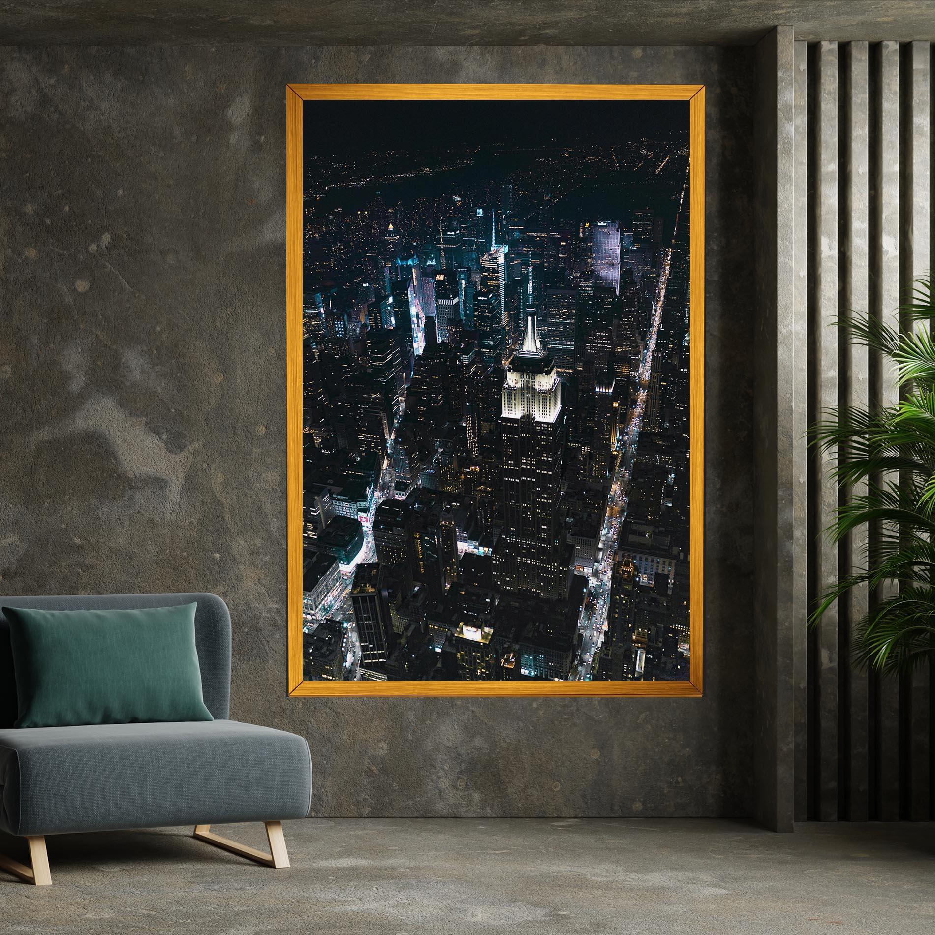 Leinwandbild Night Landscape mockup 7