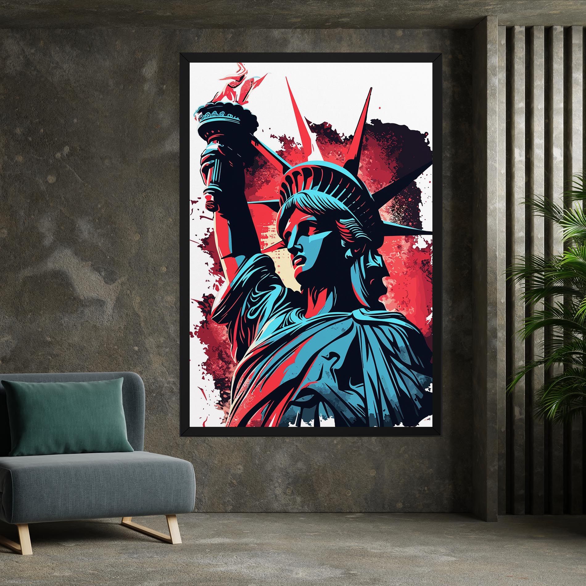 Liberty Statue Art mockup 7