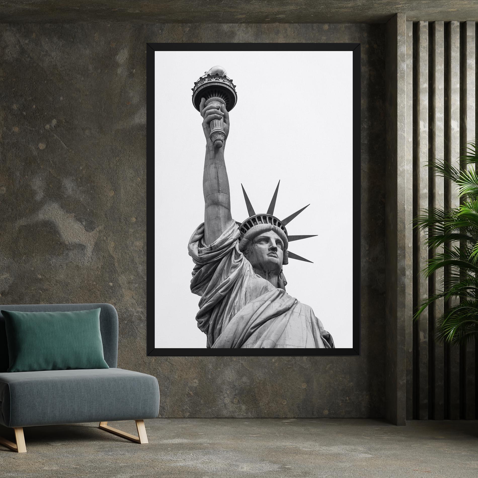 Leinwandbild Liberty Statue mockup 7