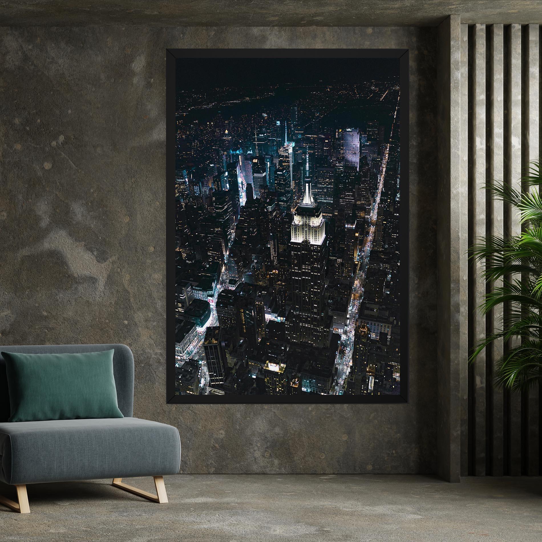 Leinwandbild Night Landscape mockup 7
