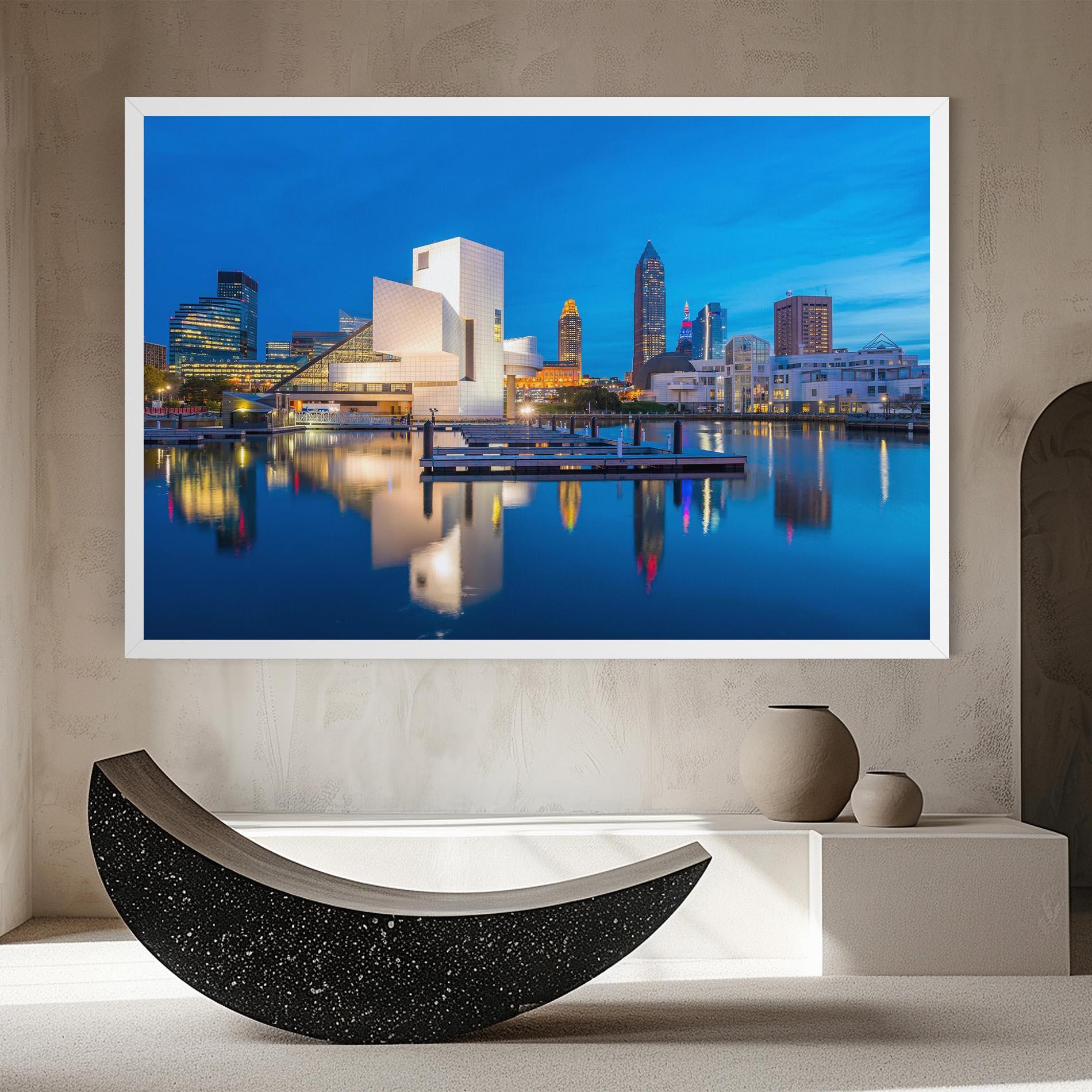 Leinwandbild Lakefront Ohio Usa mockup 8