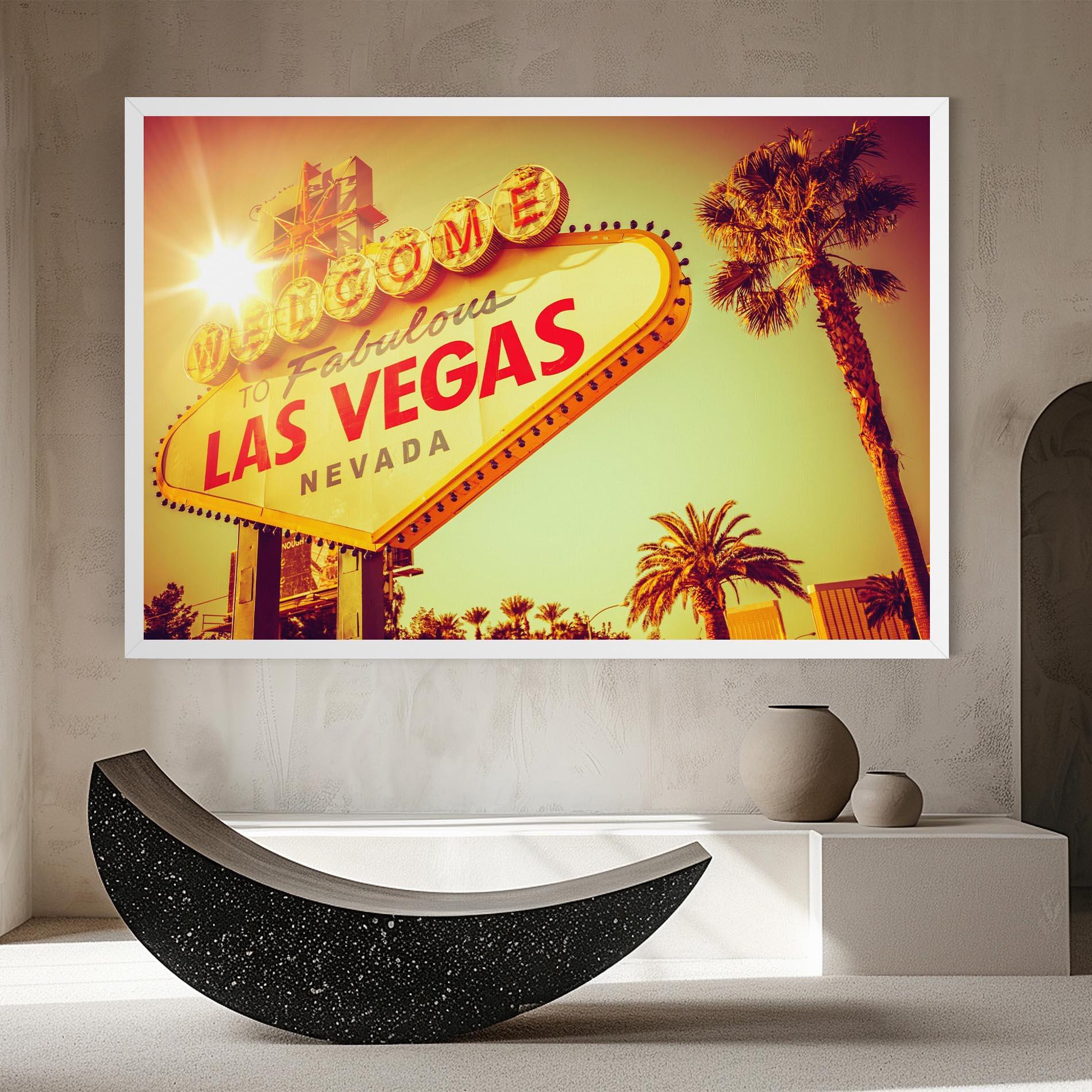 Leinwandbild Las Vegas Nevada mockup 8