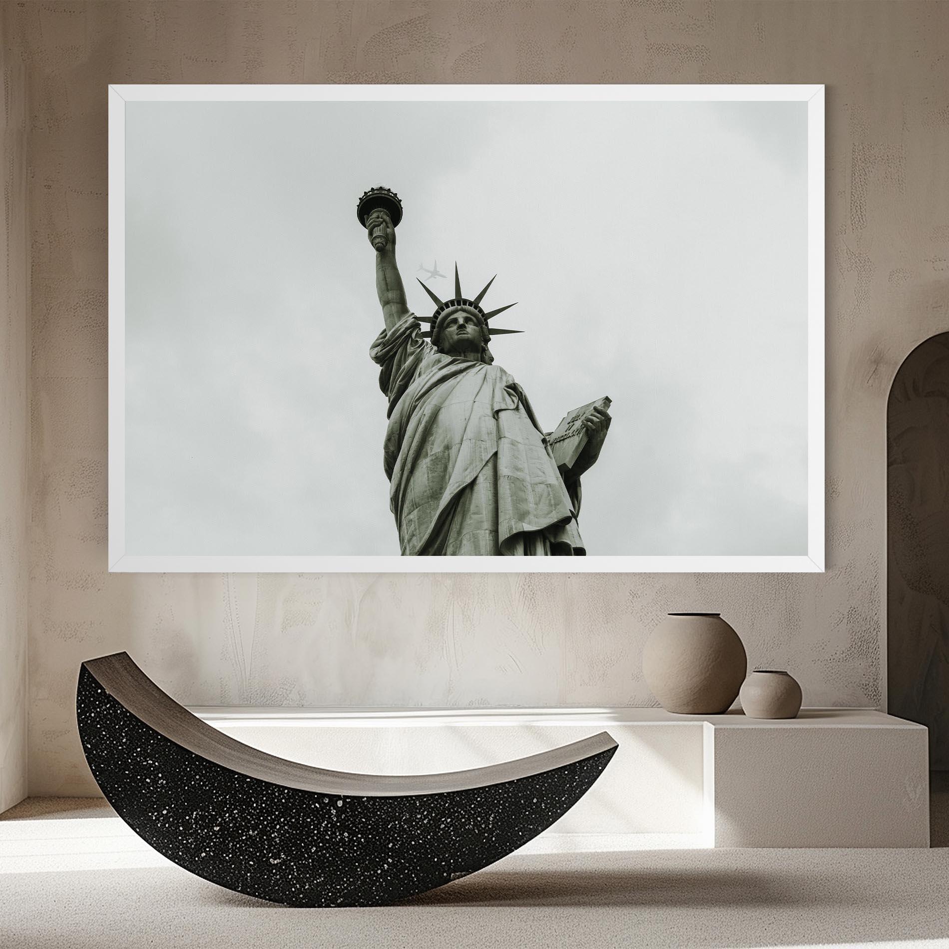 Leinwandbild Liberty Statue Day mockup 8
