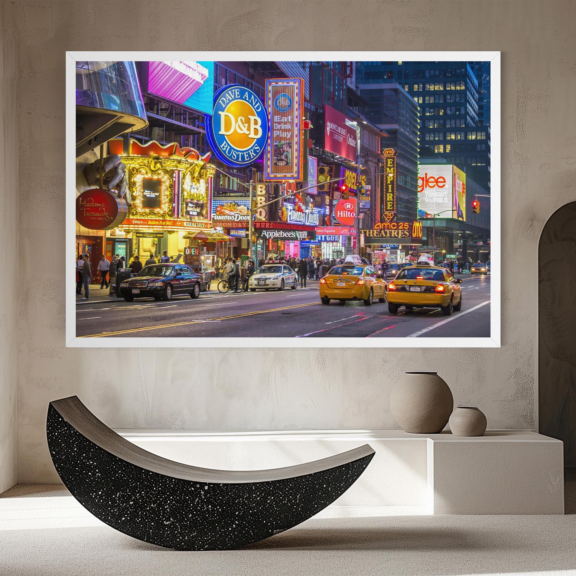 Leinwandbild New York Lights mockup 8