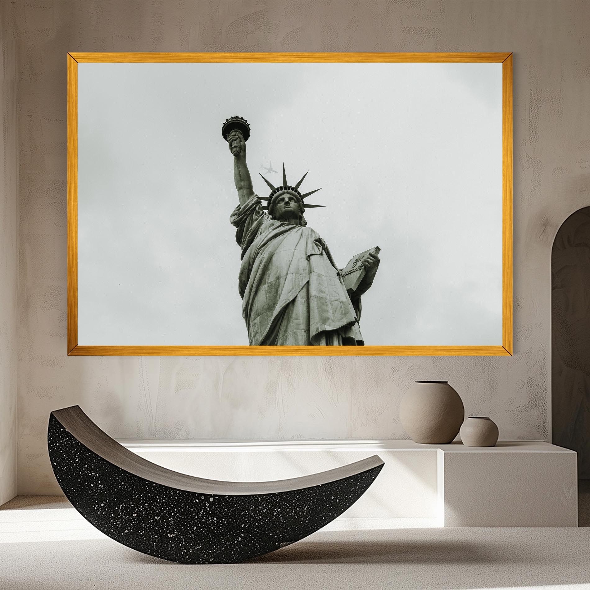 Liberty Statue Day mockup 8