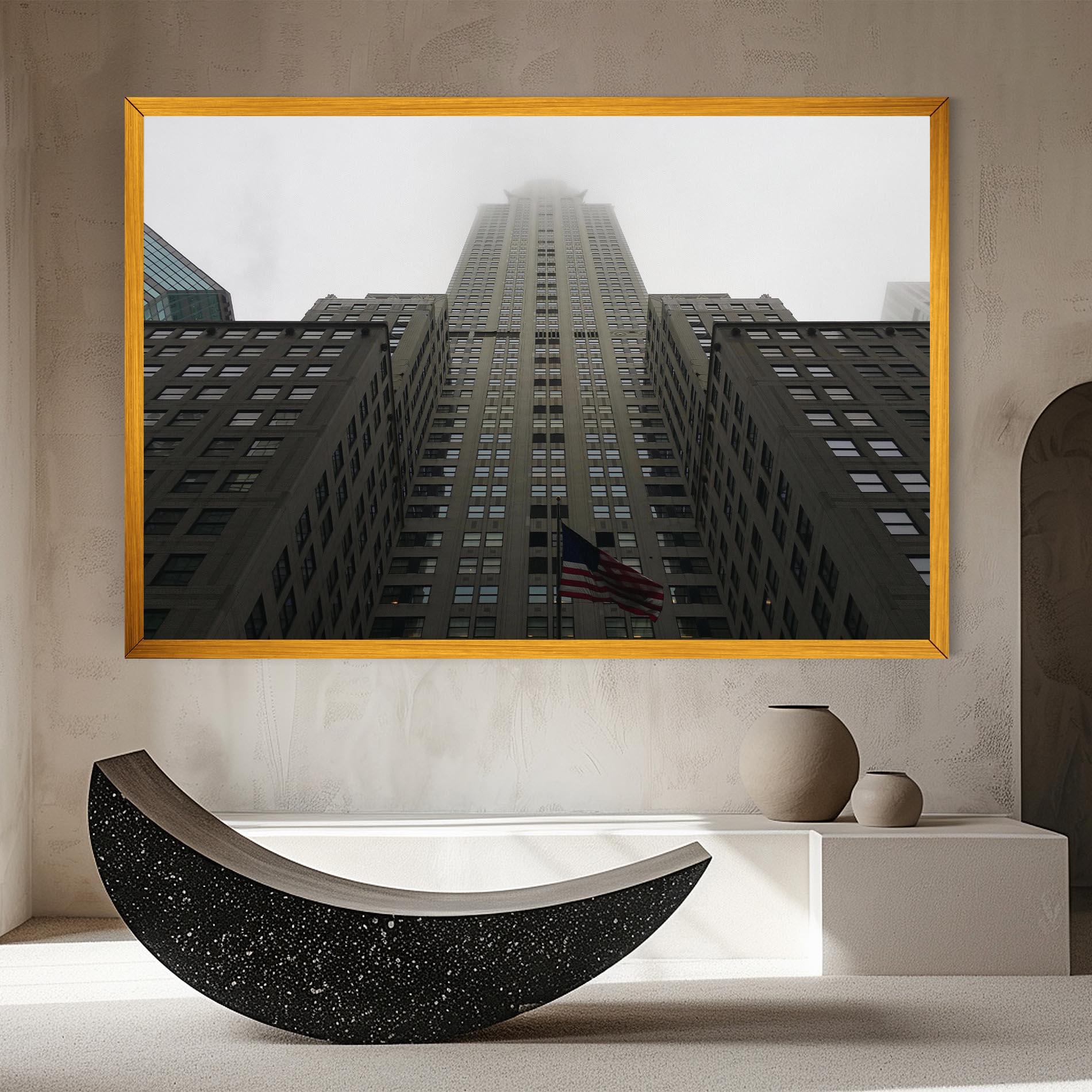 Leinwandbild New York City Skyscraper mockup 8