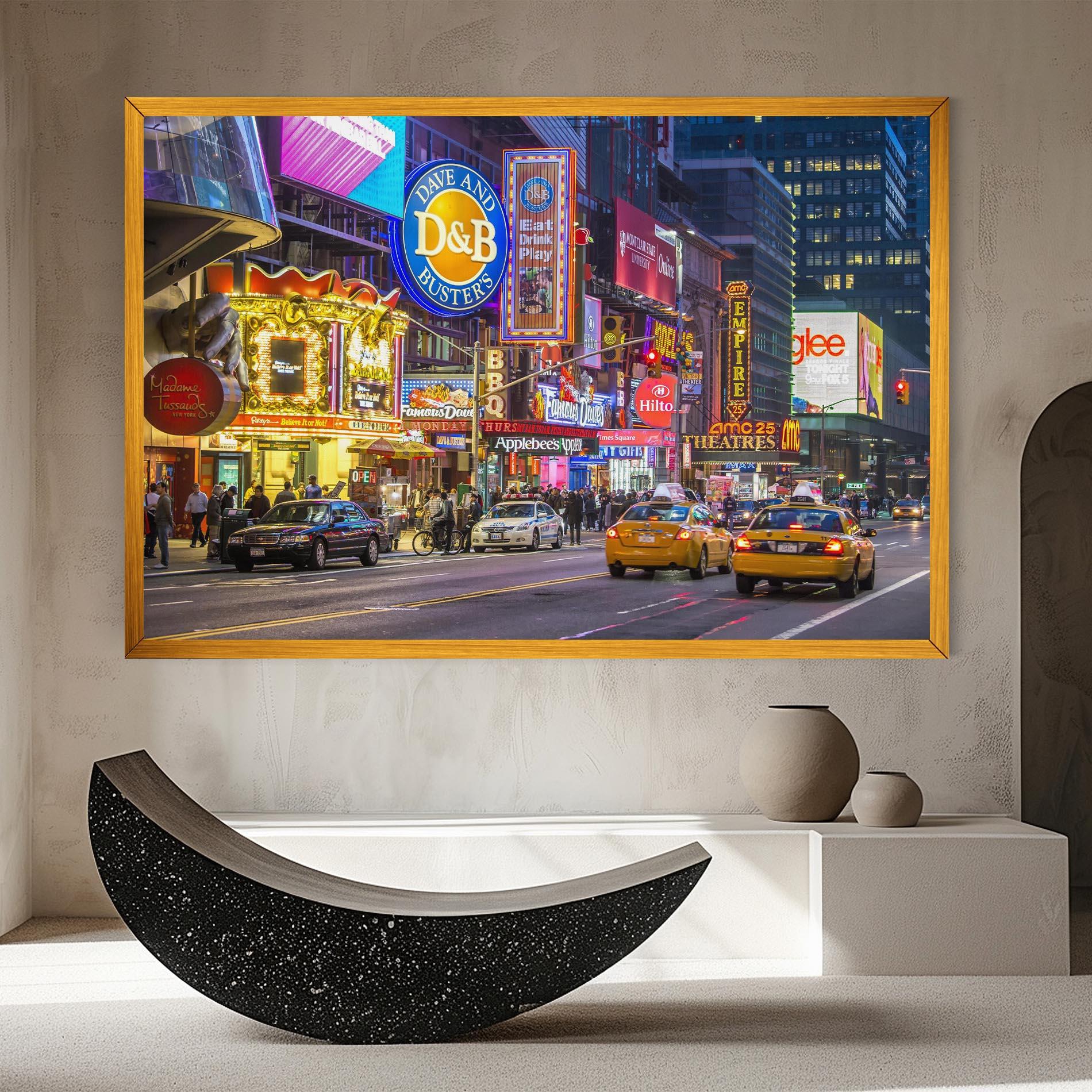 Leinwandbild New York Lights mockup 8