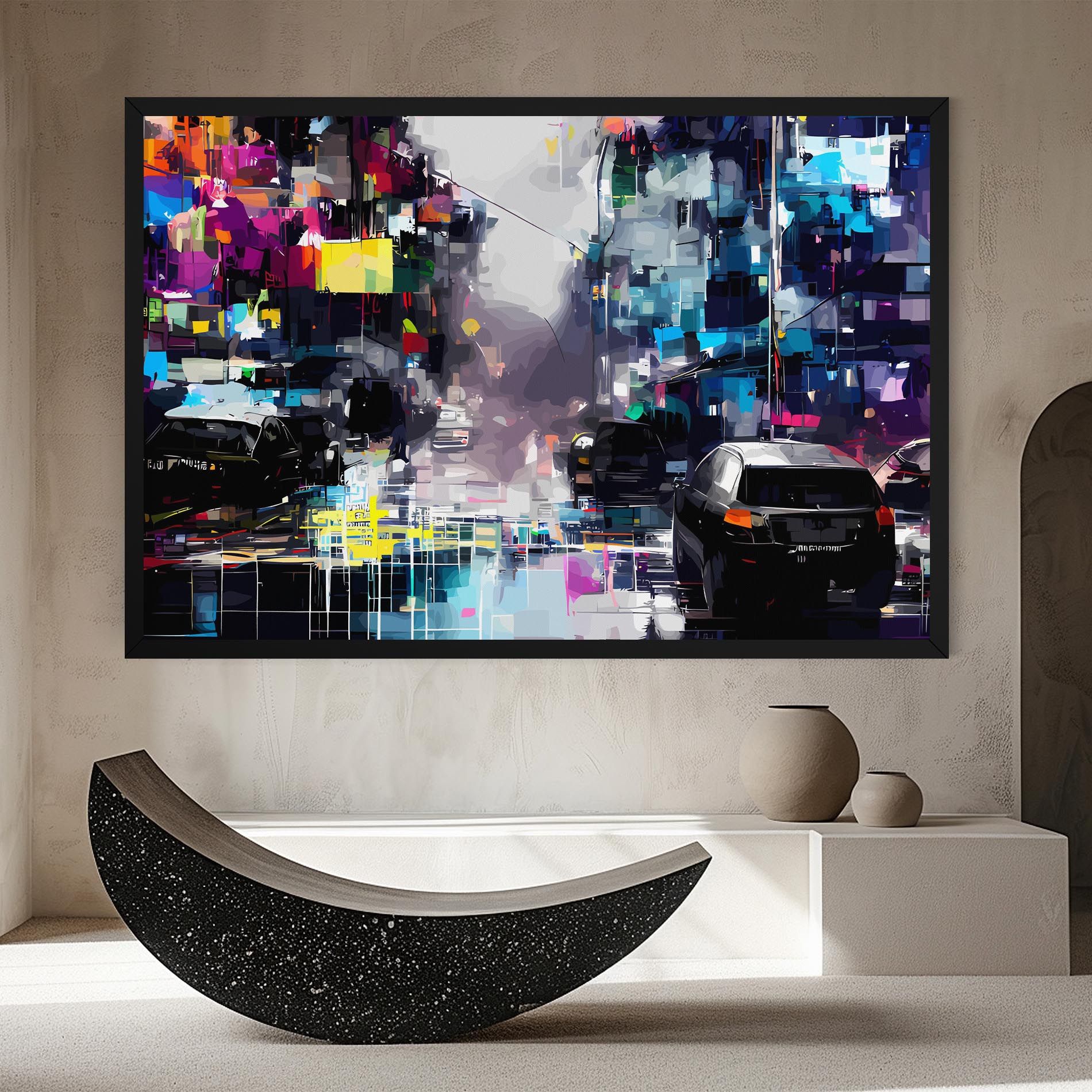 Grunge City Street mockup 8