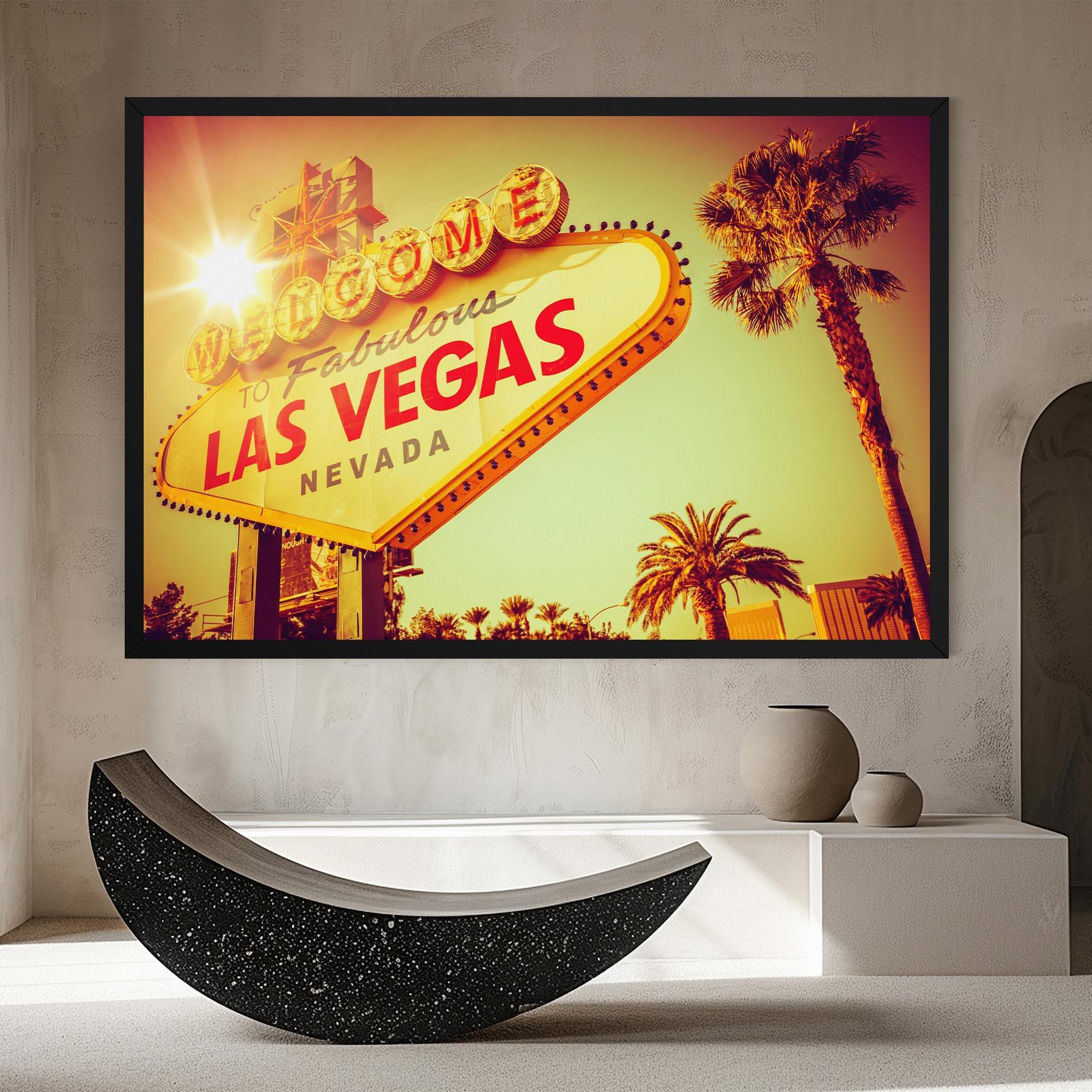 Leinwandbild Las Vegas Nevada mockup 8