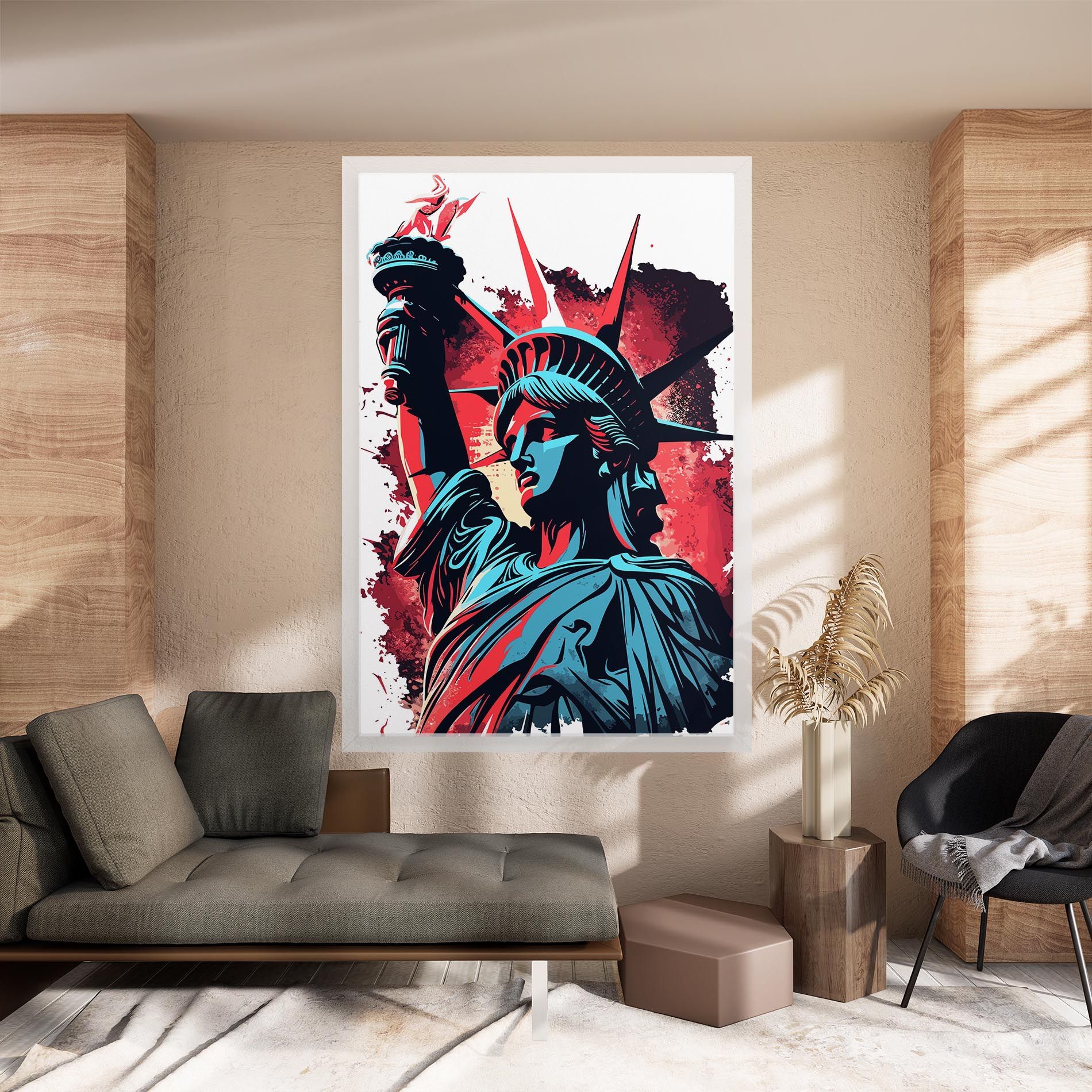 Liberty Statue Art mockup 8