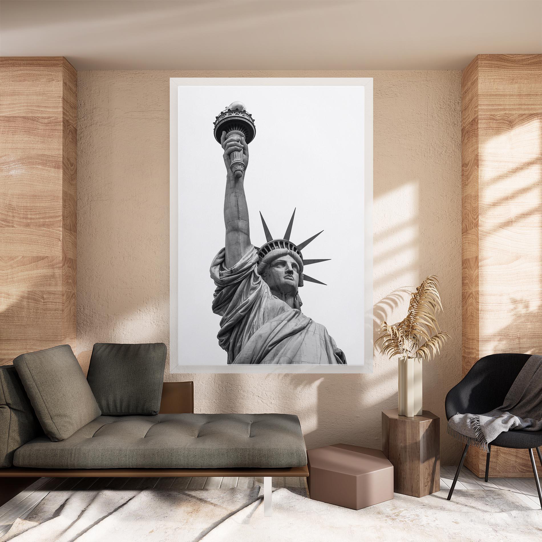 Leinwandbild Liberty Statue mockup 8