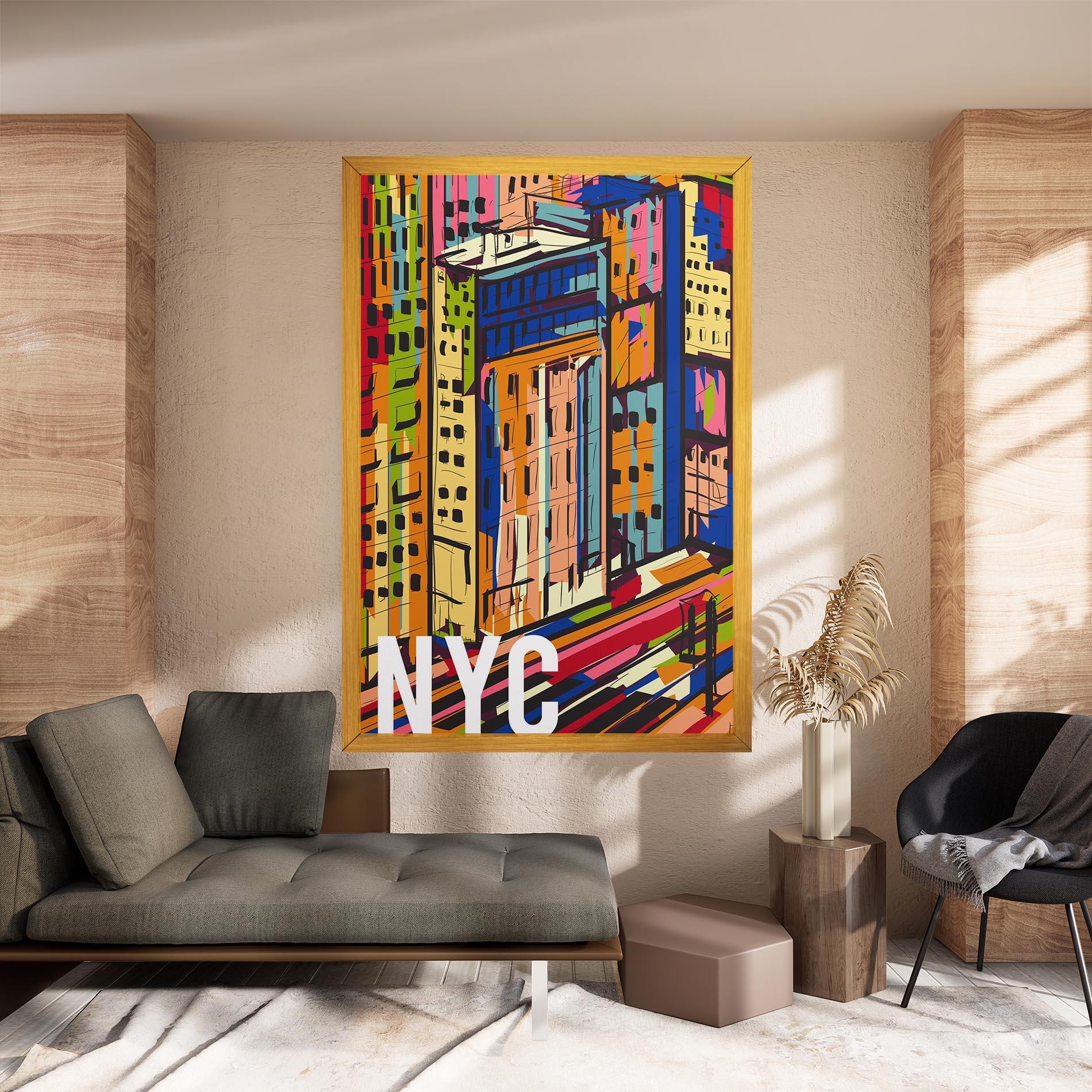 Leinwandbild New York City Art mockup 8