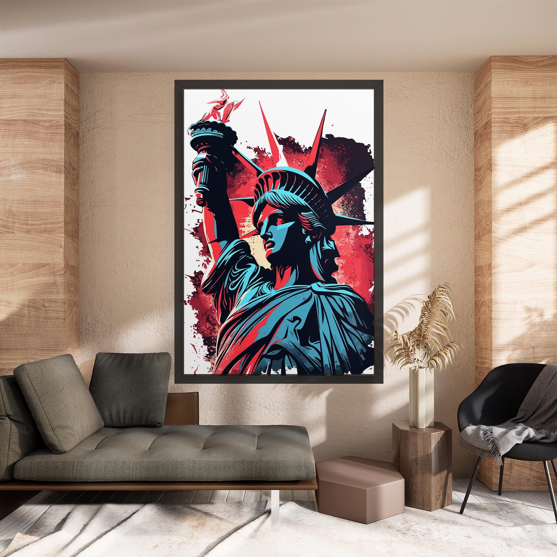 Liberty Statue Art mockup 8