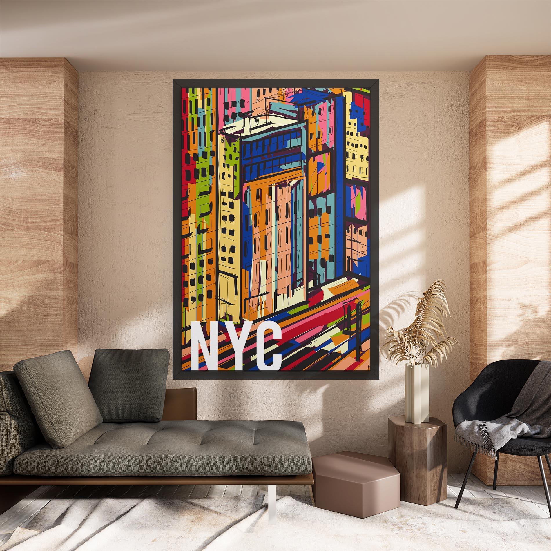 Leinwandbild New York City Art mockup 8