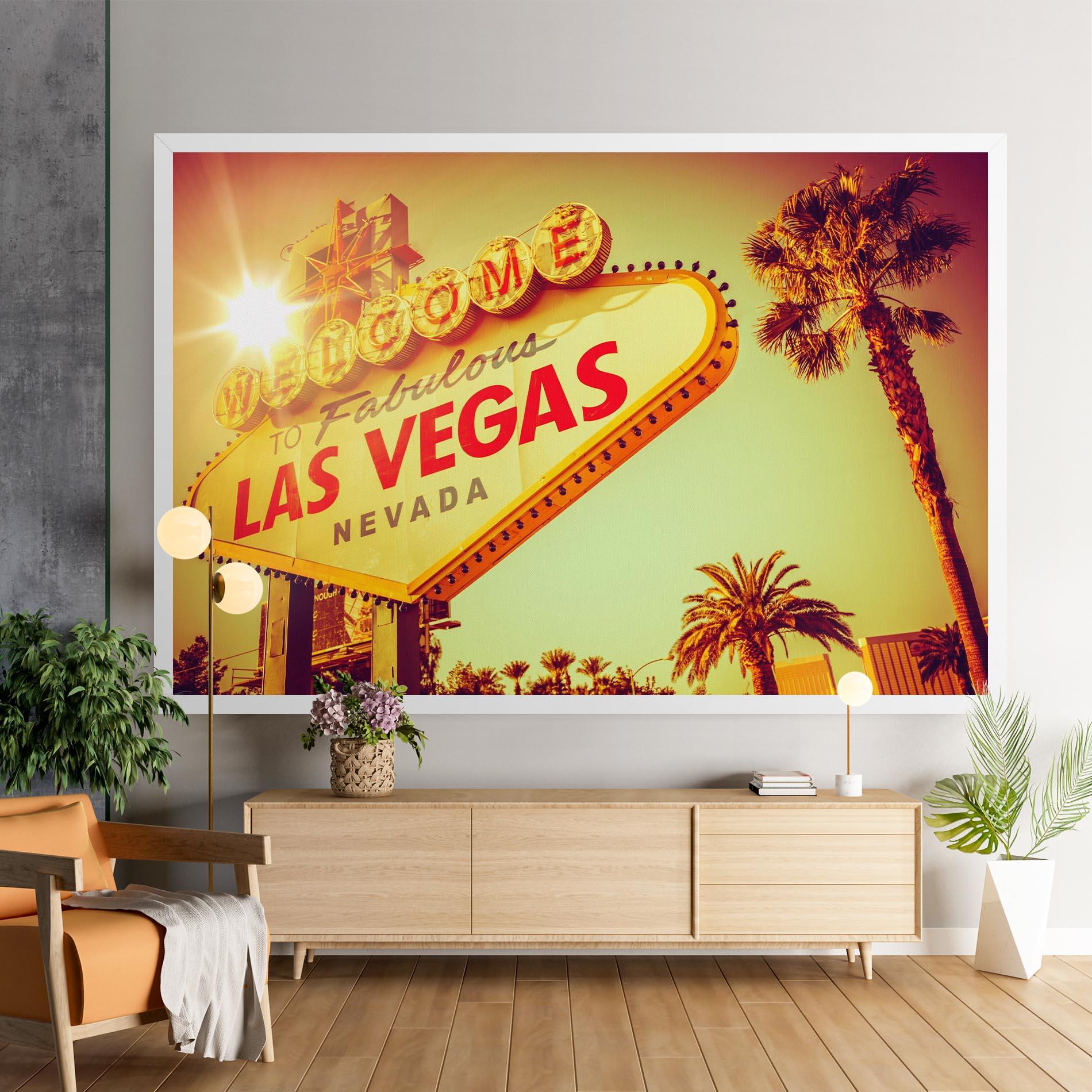 Leinwandbild Las Vegas Nevada mockup 9