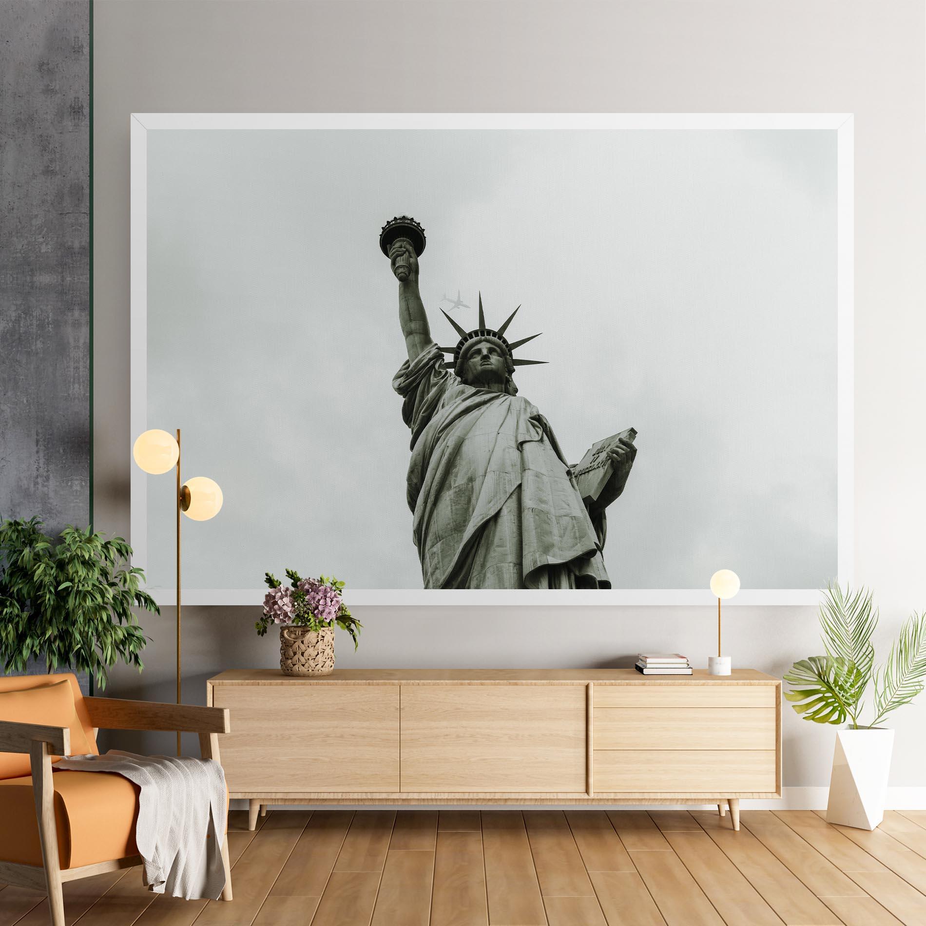 Leinwandbild Liberty Statue Day mockup 9