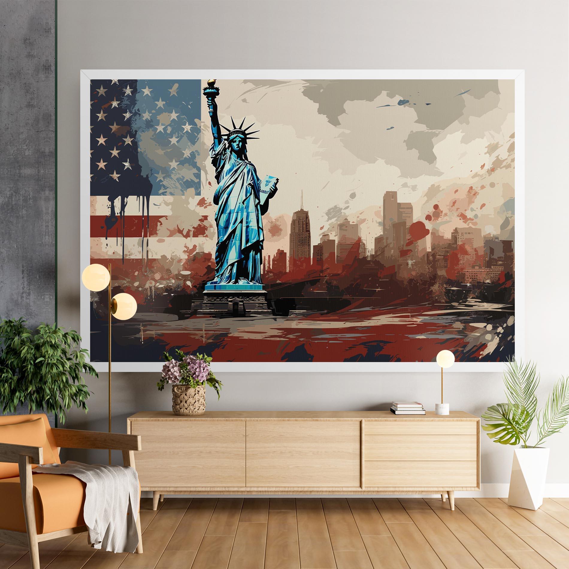 Leinwandbild Patriotism Cultural Art mockup 9