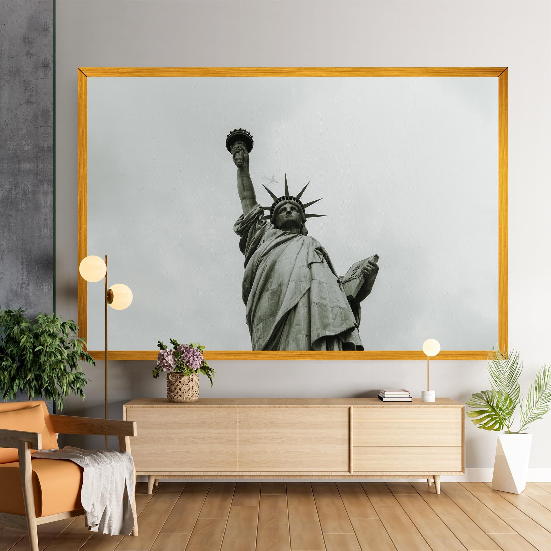 Liberty Statue Day mockup 9