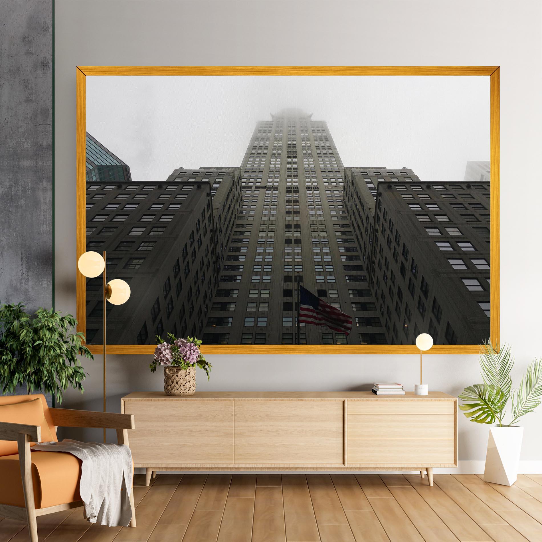 Leinwandbild New York City Skyscraper mockup 9