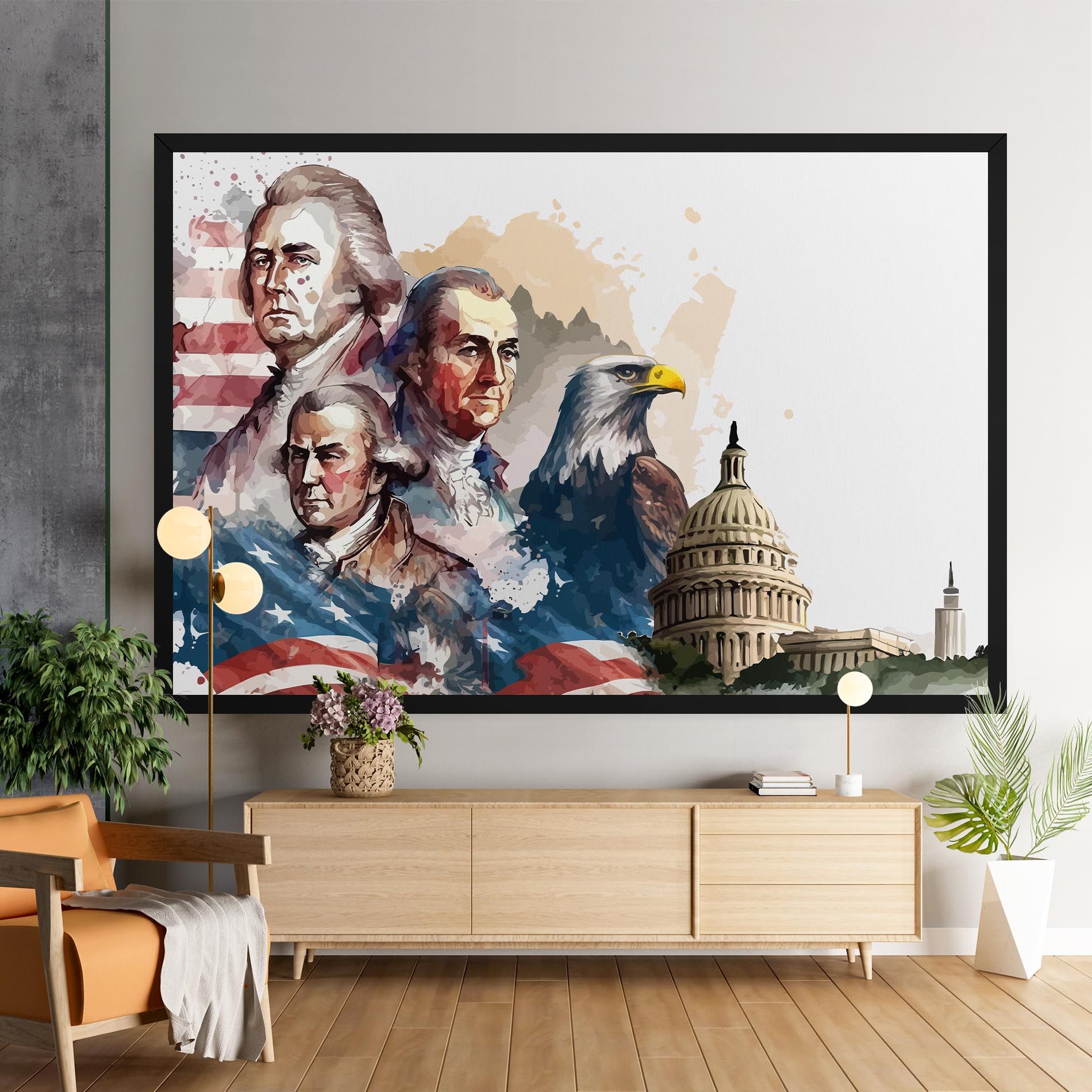 American Flag Art mockup 9