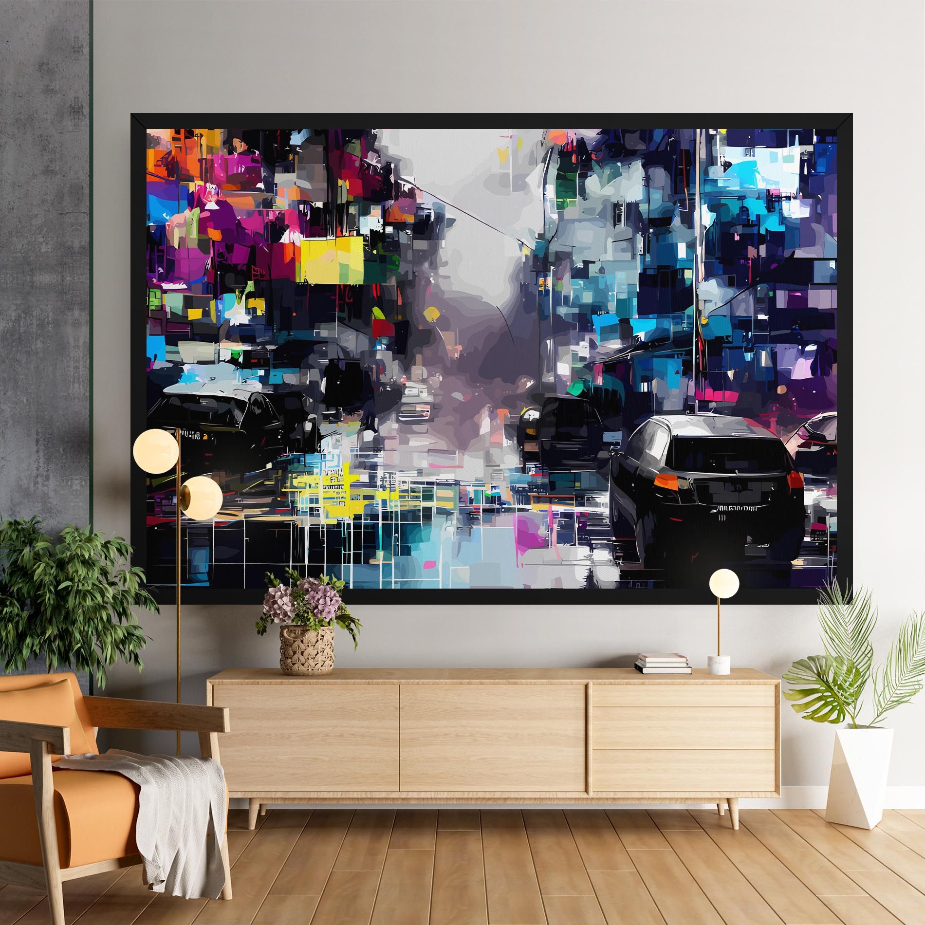 Grunge City Street mockup 9