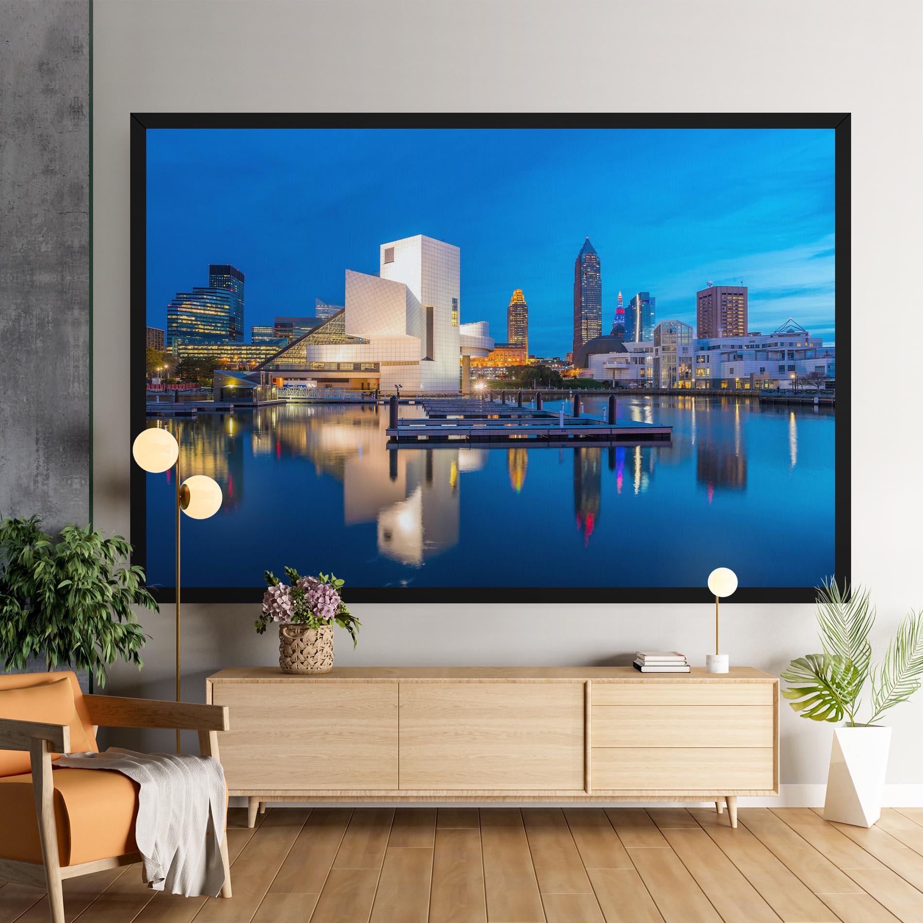 Leinwandbild Lakefront Ohio Usa mockup 9